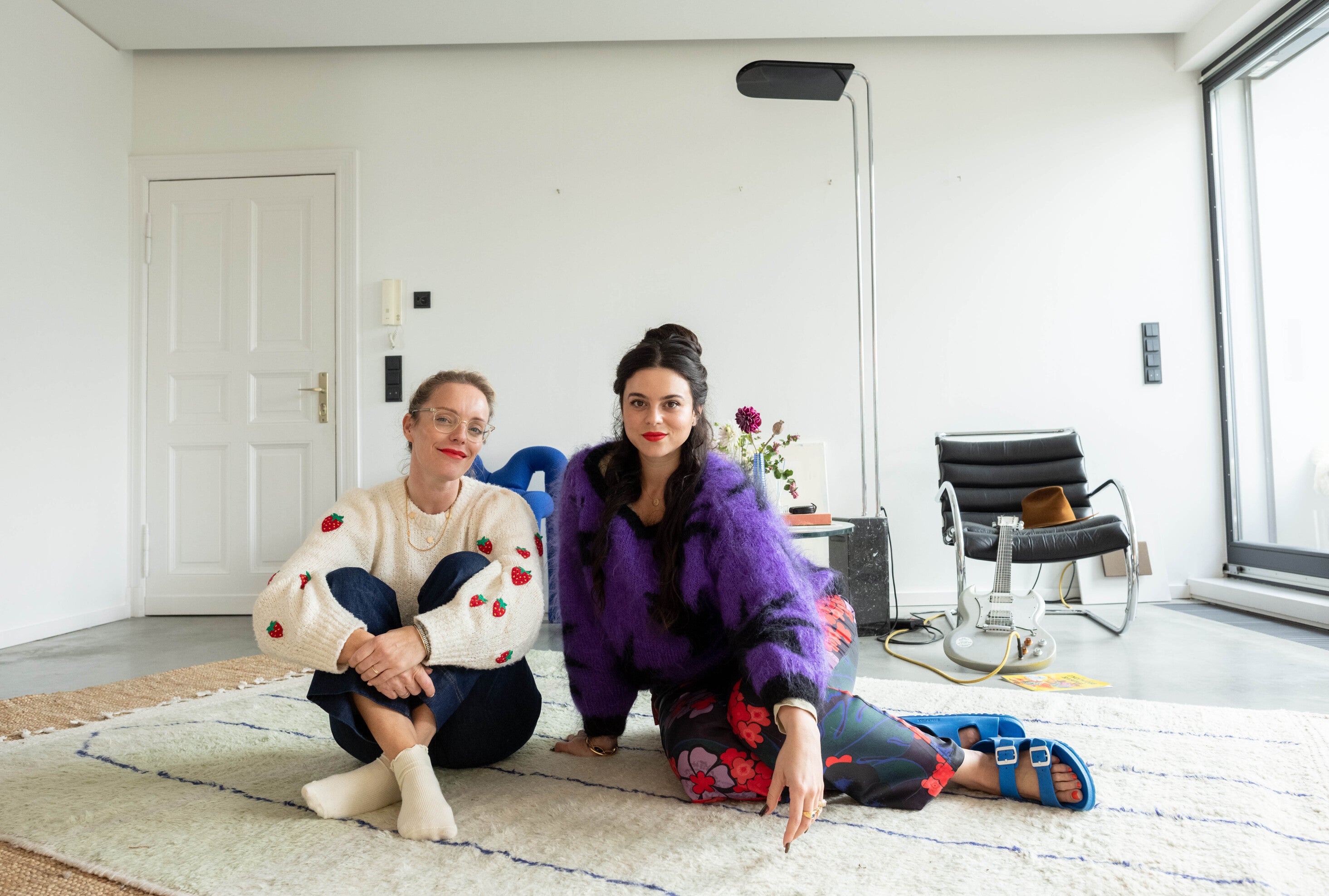 Rug Visits: Italian Modern Meets Wabi-sabi at Andrea's Apartment in Berlin Kreuzberg