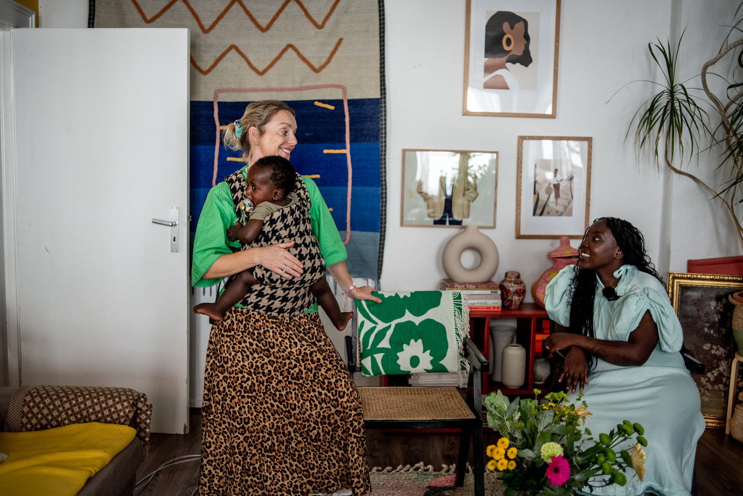 Rug Visit bei Linda zuhause im Berliner Westend