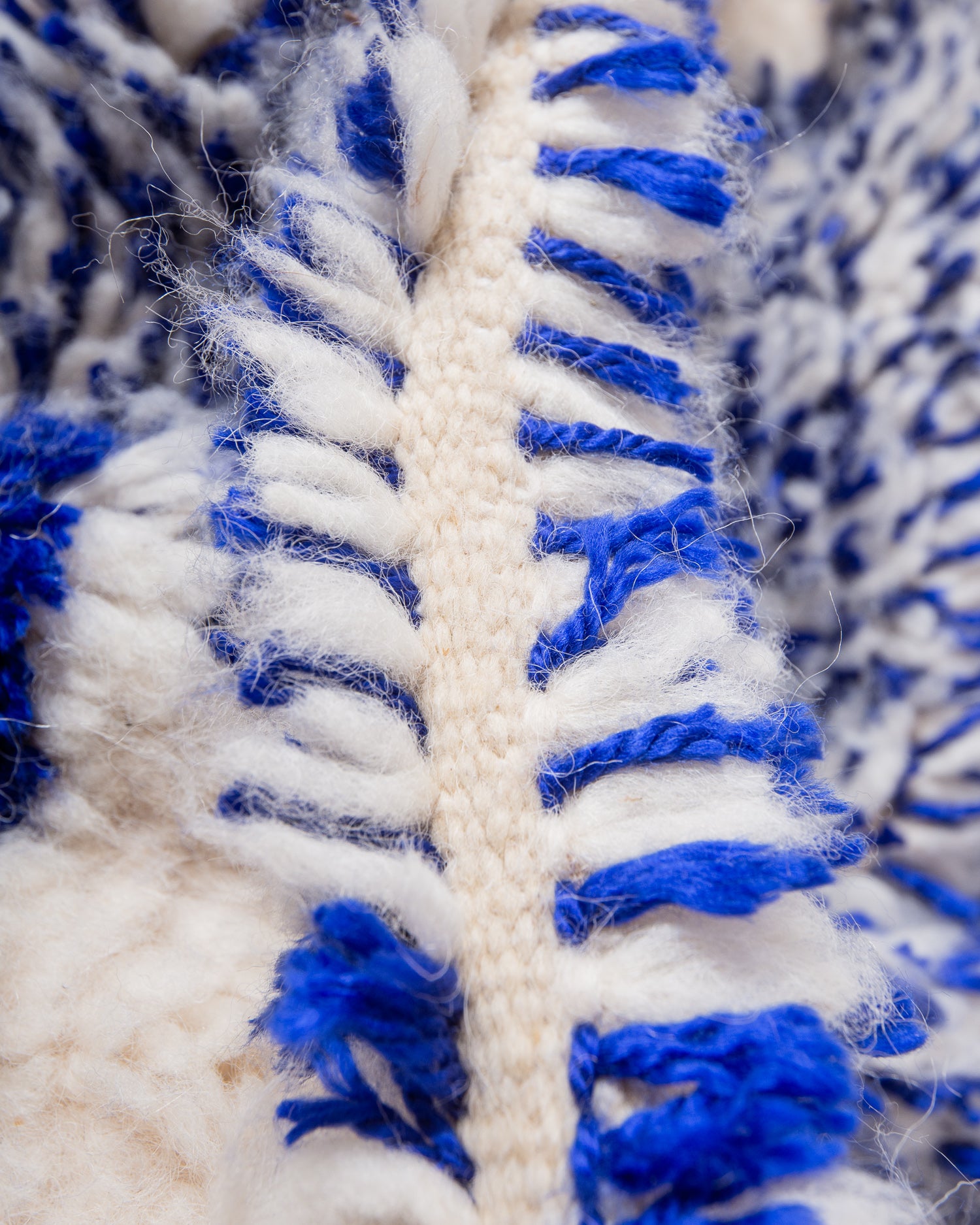 Modern designer handcrafted Berber rug from Morocco. Azilal rug with beautiful colours and patterns. Made of sheep’s wool and colourful cotton.