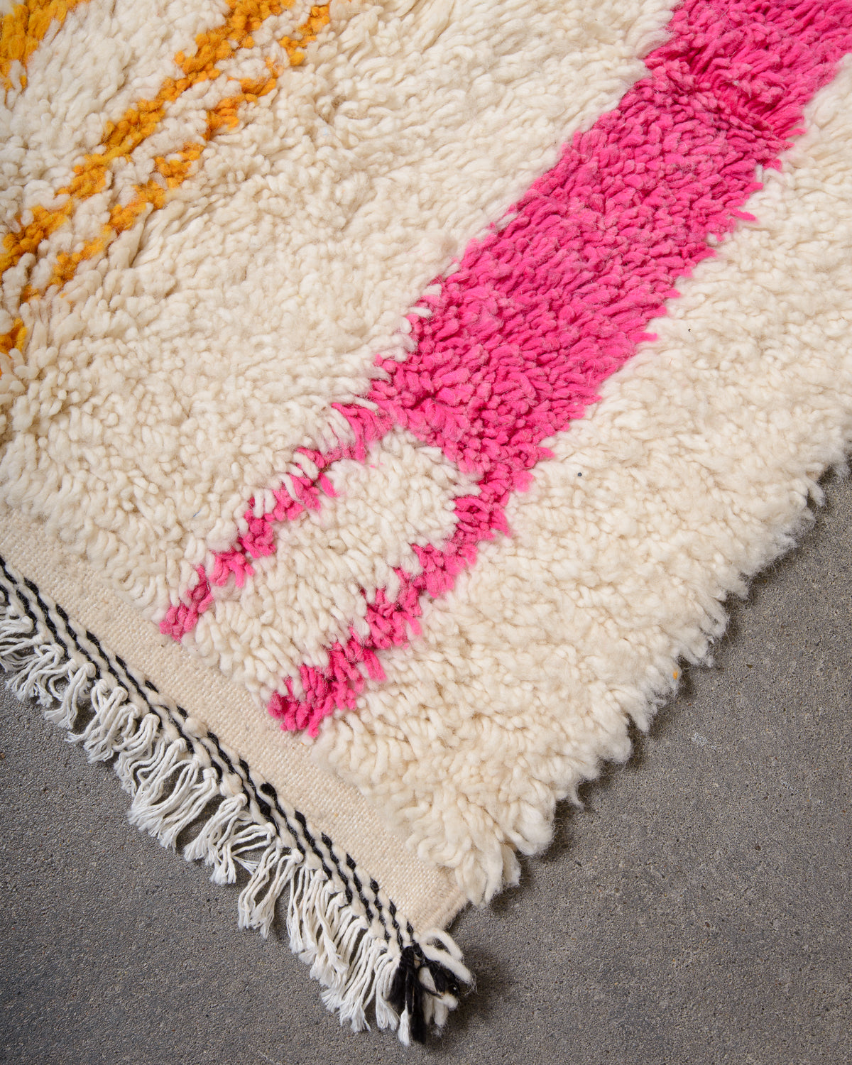 Modern designer handcrafted Berber rug from morocco Azilal with beautiful colors and patterns