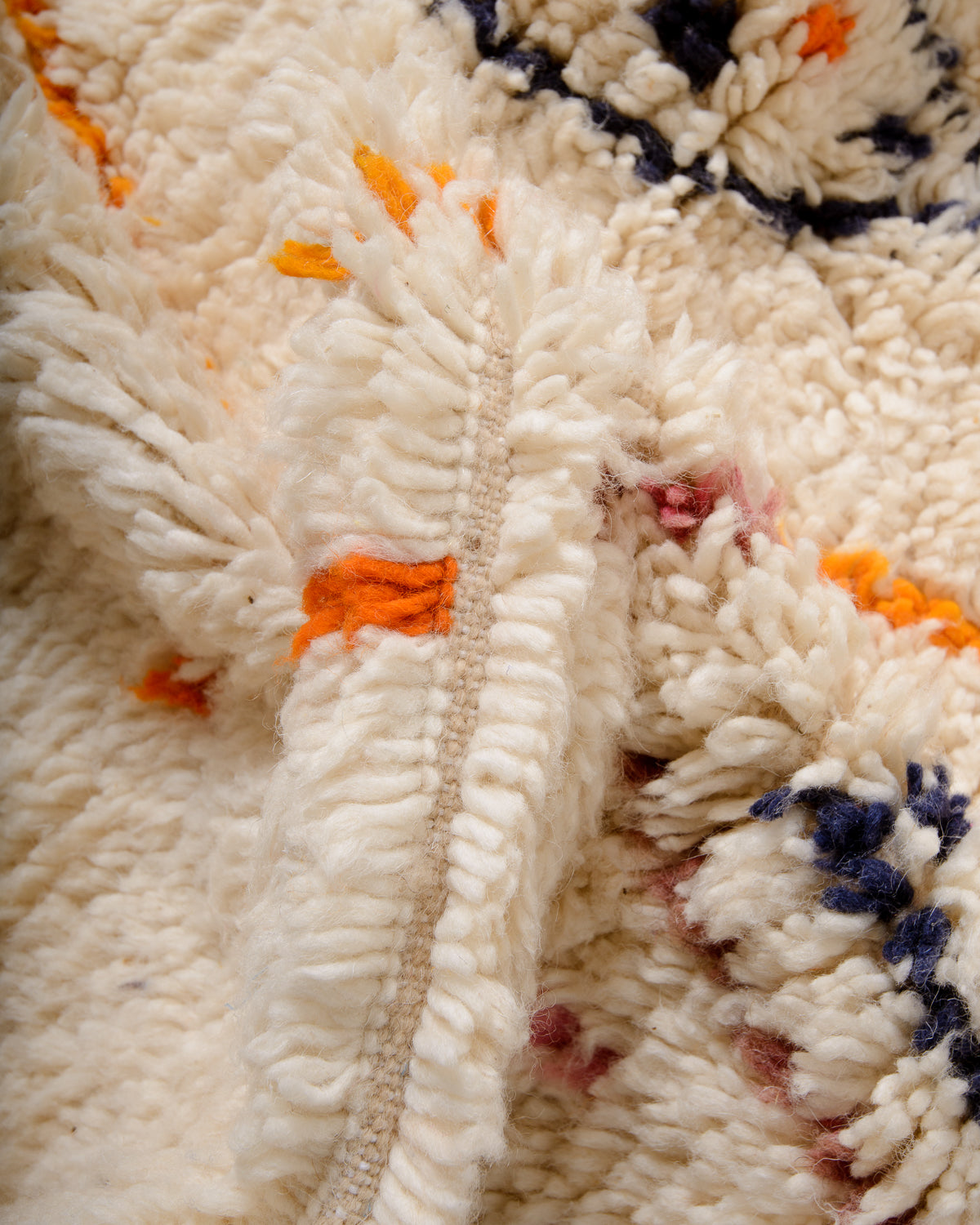 Modern designer handcrafted Berber rug from morocco Azilal with beautiful colors and patterns