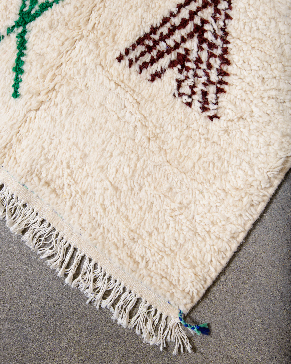 Modern designer handcrafted Berber rug from morocco Azilal with beautiful colors and patterns