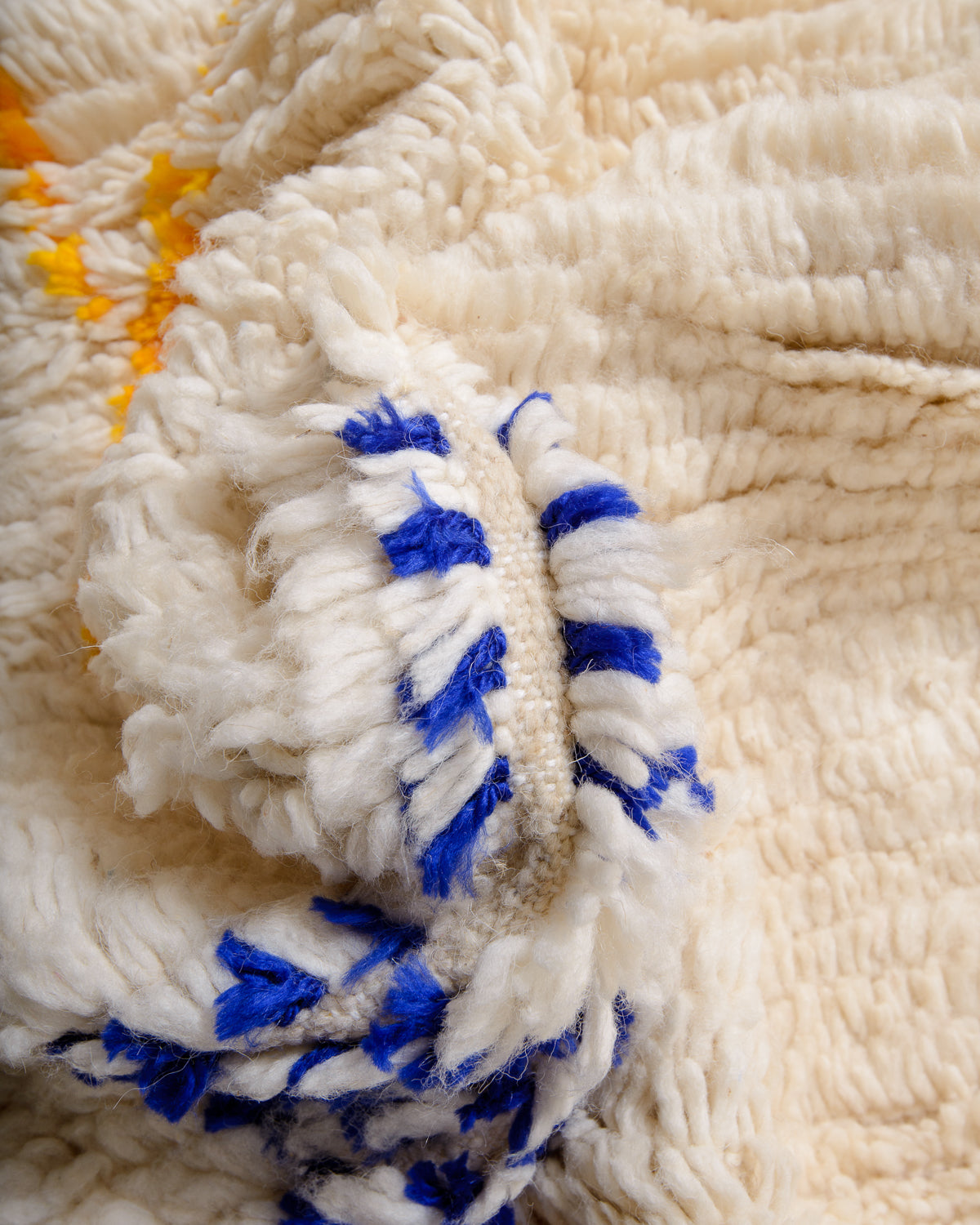 Modern designer handcrafted Berber rug from morocco Azilal with beautiful colors and patterns