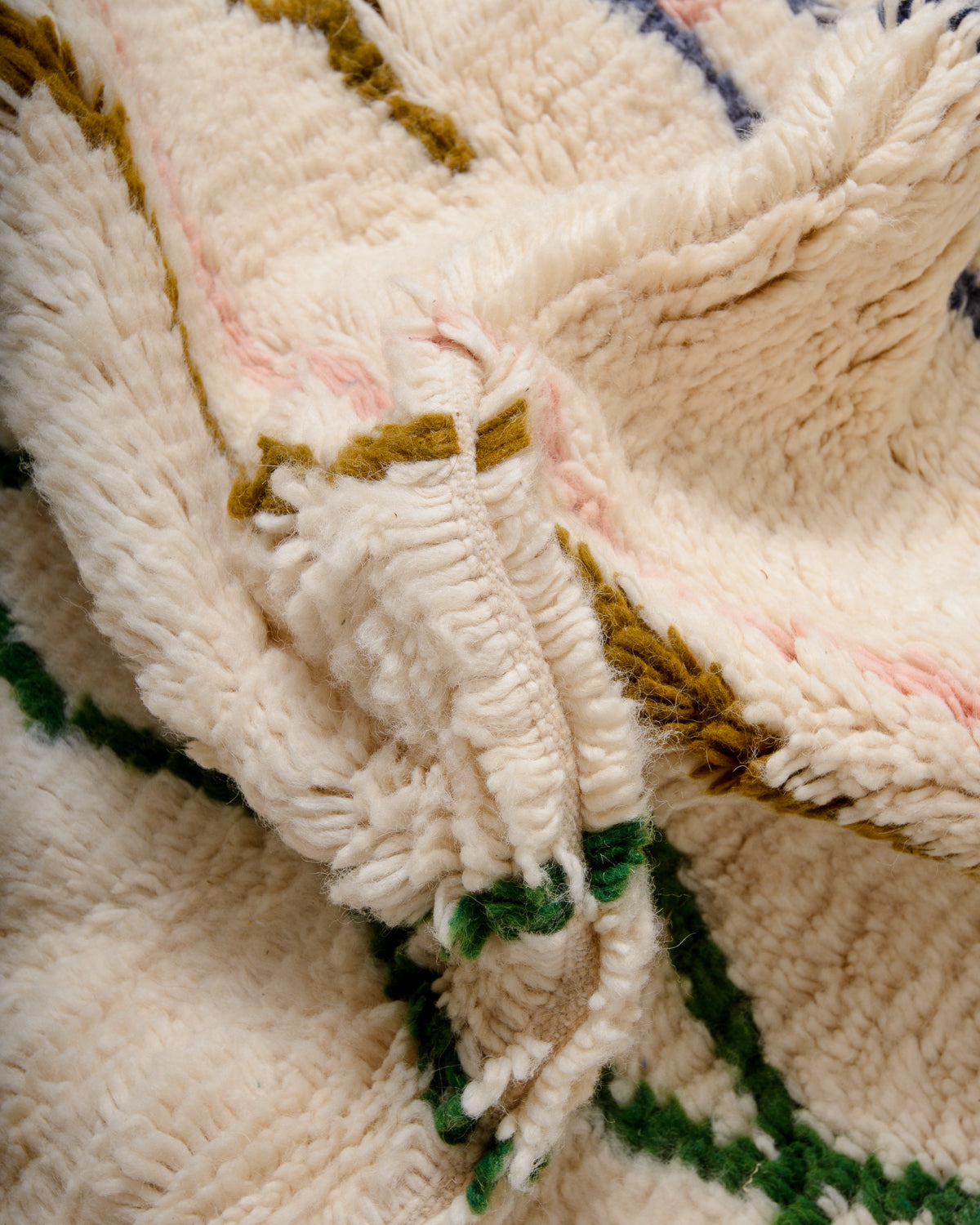 Modern designer handcrafted Berber rug from morocco Azilal with beautiful colors and patterns