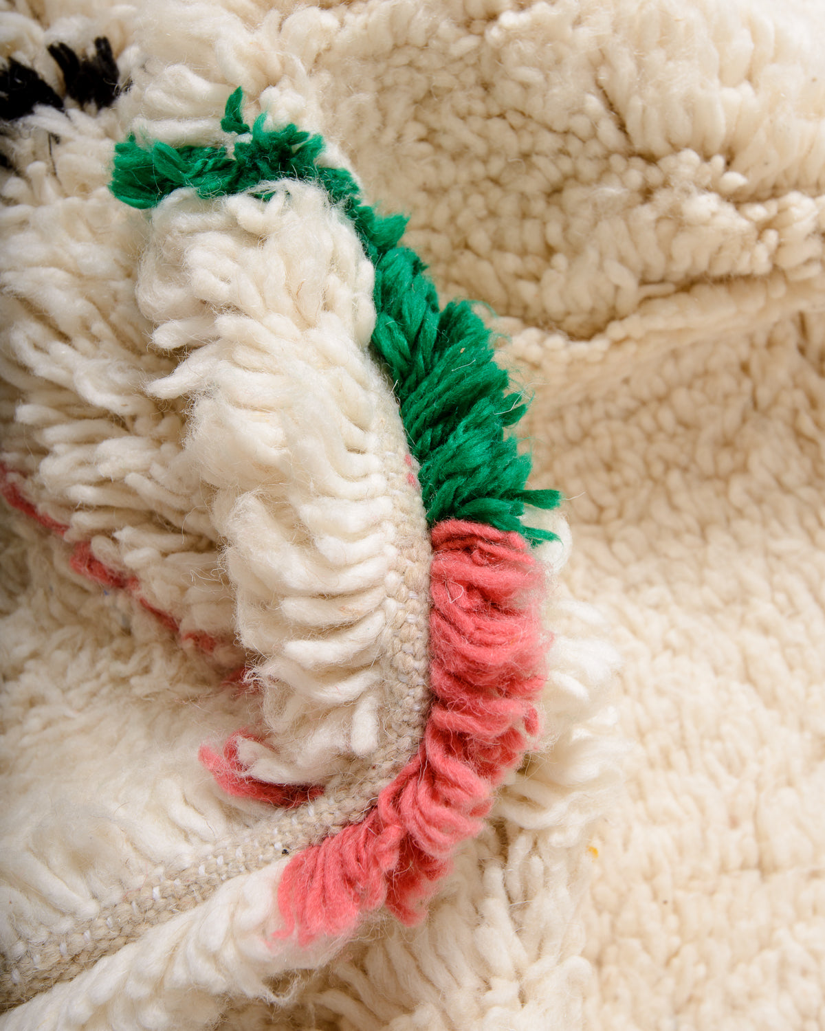 Modern designer handcrafted Berber rug from morocco Azilal with beautiful colors and patterns