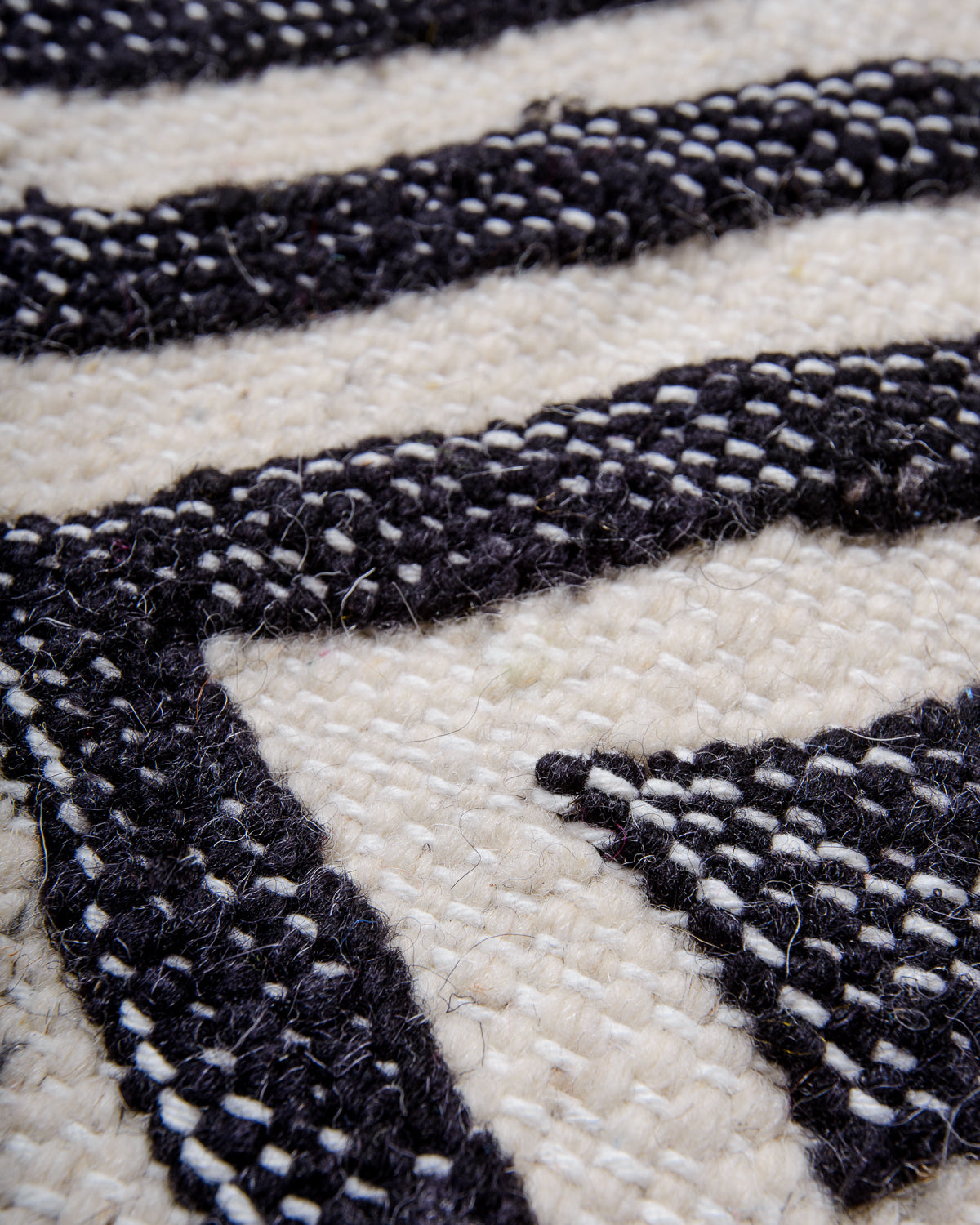 Modern, designer, handcrafted Berber rug from Morocco. Kelim carpet with beautiful designs and robust flat weave. 100% wool.