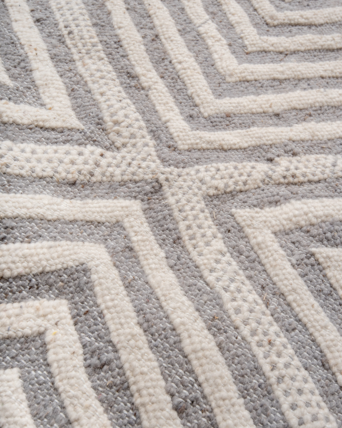 Modern, designer, handcrafted Berber rug from Morocco. Kelim carpet with beautiful designs and robust flat weave. 100% wool.