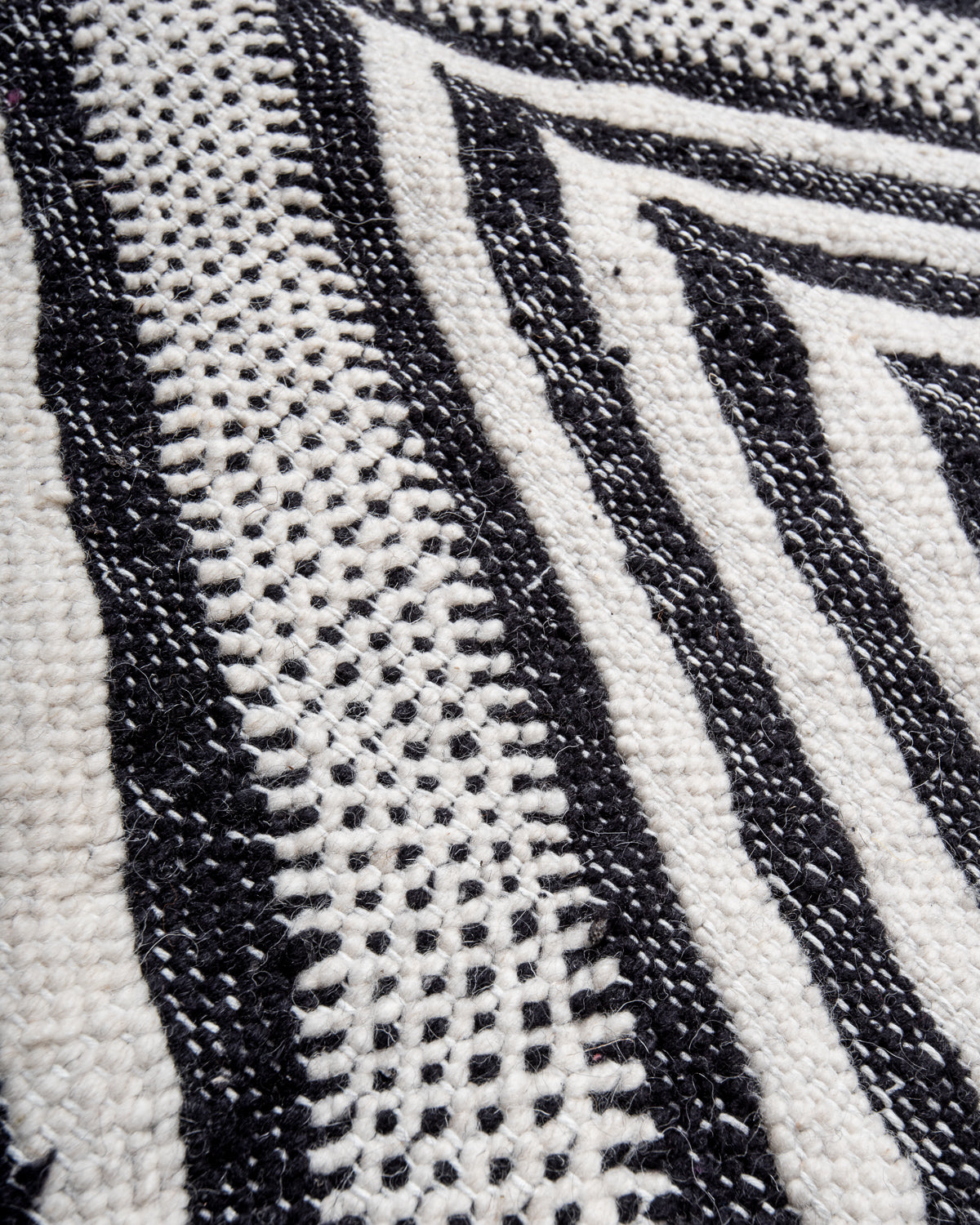 Modern, designer, handcrafted Berber rug from Morocco. Kelim carpet with beautiful designs and robust flat weave. 100% wool.