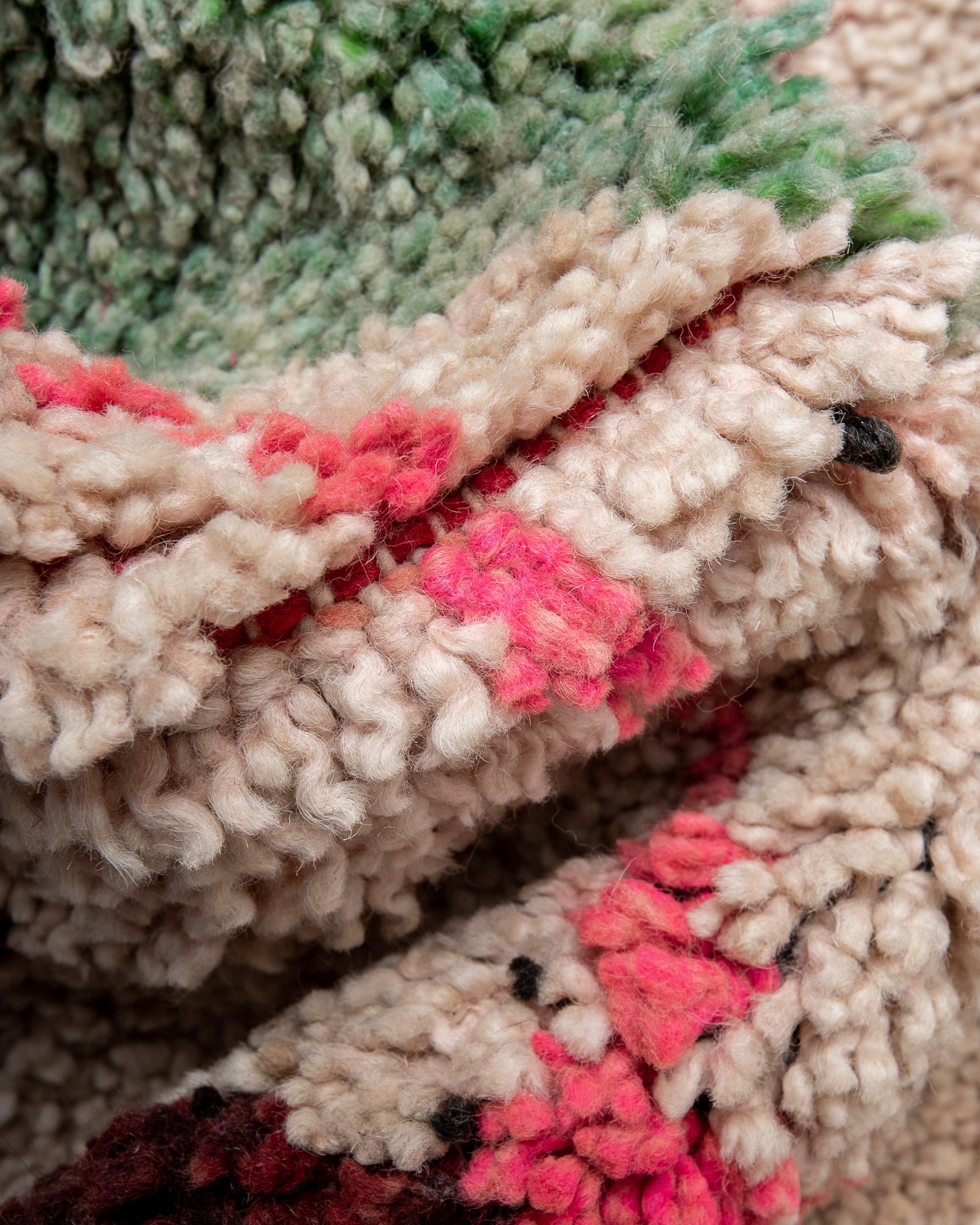 Modern designer handcrafted Berber runner rug from Morocco. Beniourain with beautiful colors and patterns.