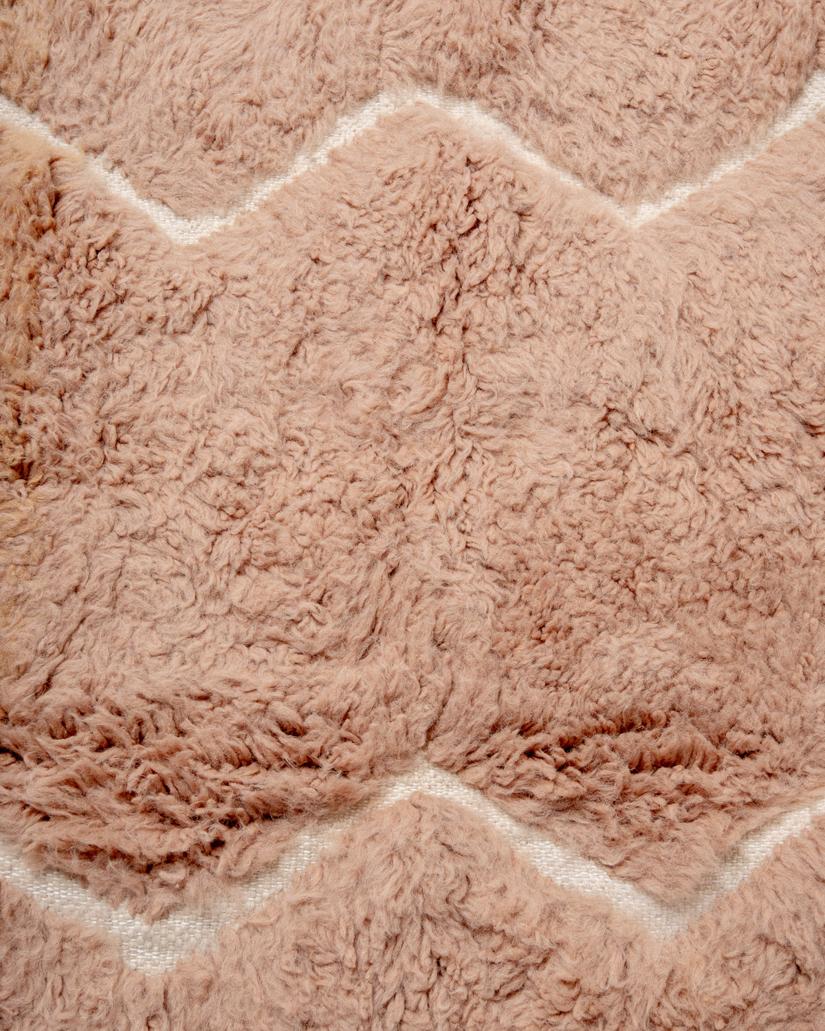 Modern, designer, handcrafted Berber rug from Morocco. Beniourain carpet with beautiful colours and patterns and fluffy wool texture.