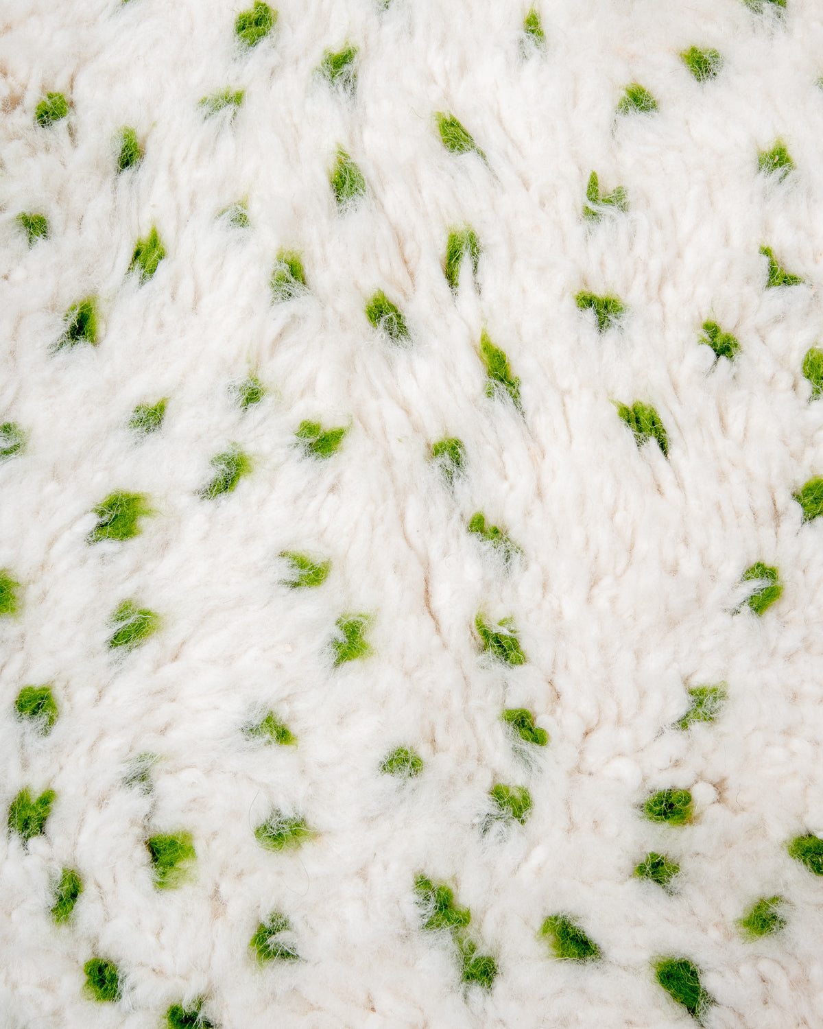 Modern, designer, handcrafted Berber rug from Morocco. Beniourain carpet with beautiful colours and patterns and fluffy wool texture.