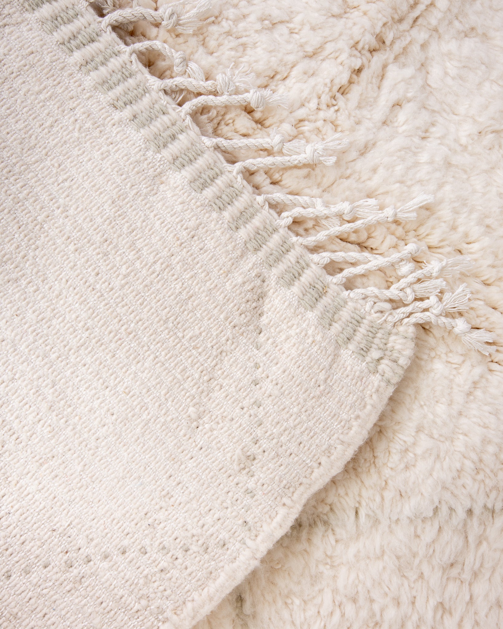 Modern designer handcrafted Berber rug from morocco Beniourain with beautiful colors and patterns