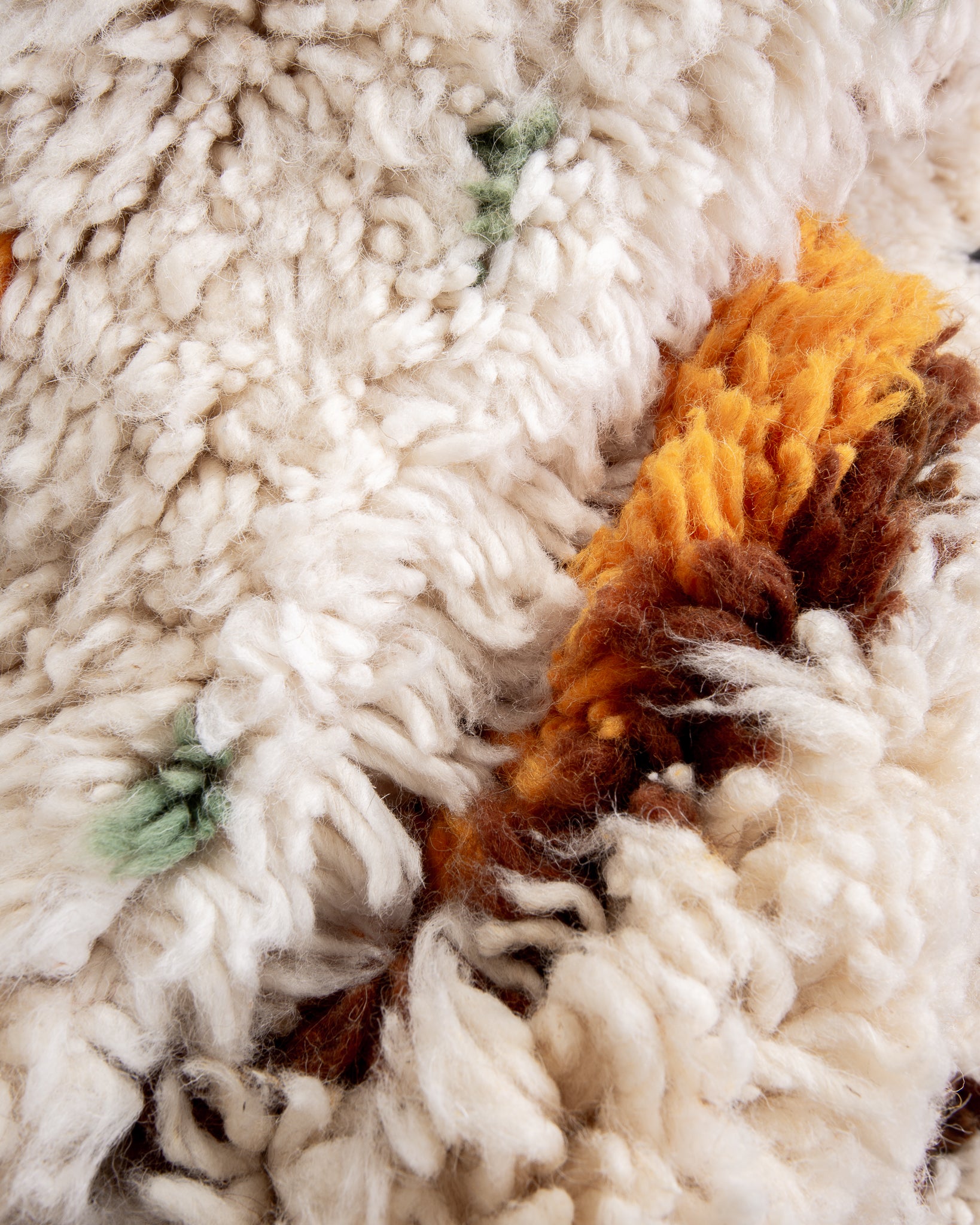 Modern designer handcrafted Berber rug from morocco Beniourain with beautiful colors and patterns