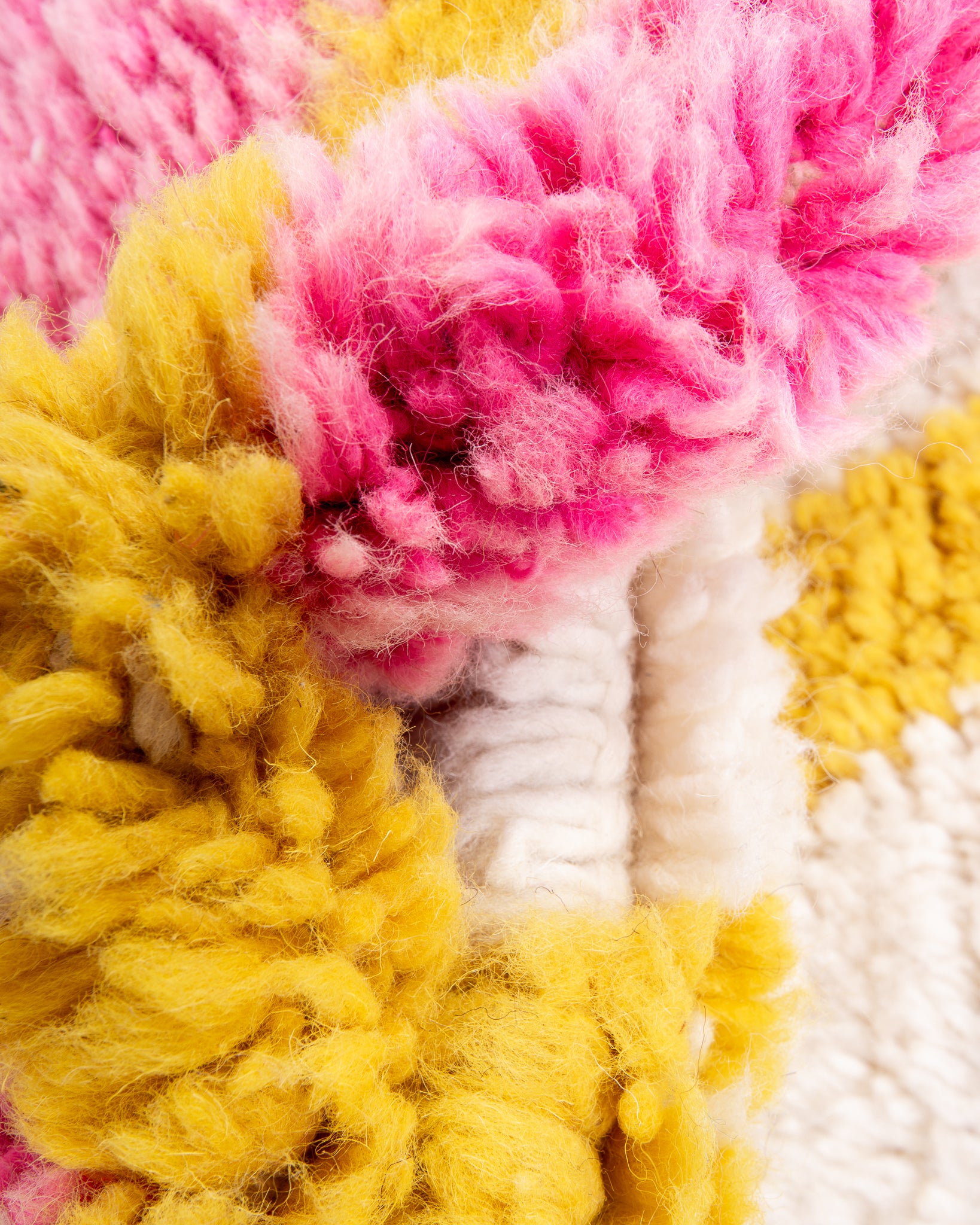 Modern designer handcrafted Berber rug from morocco Beniourain with beautiful colors and patterns