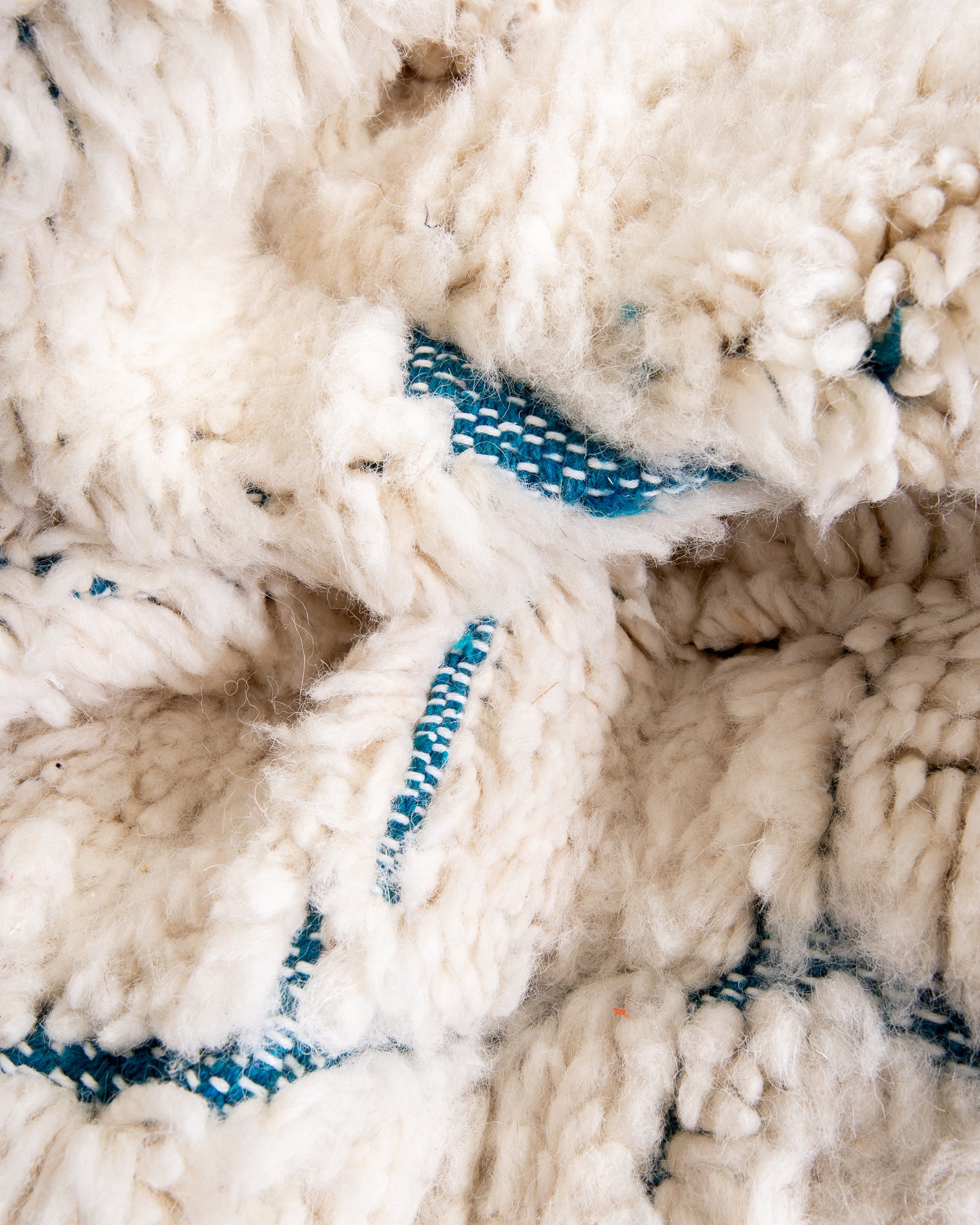 Modern designer handcrafted Berber rug from morocco Beniourain with beautiful colors and patterns