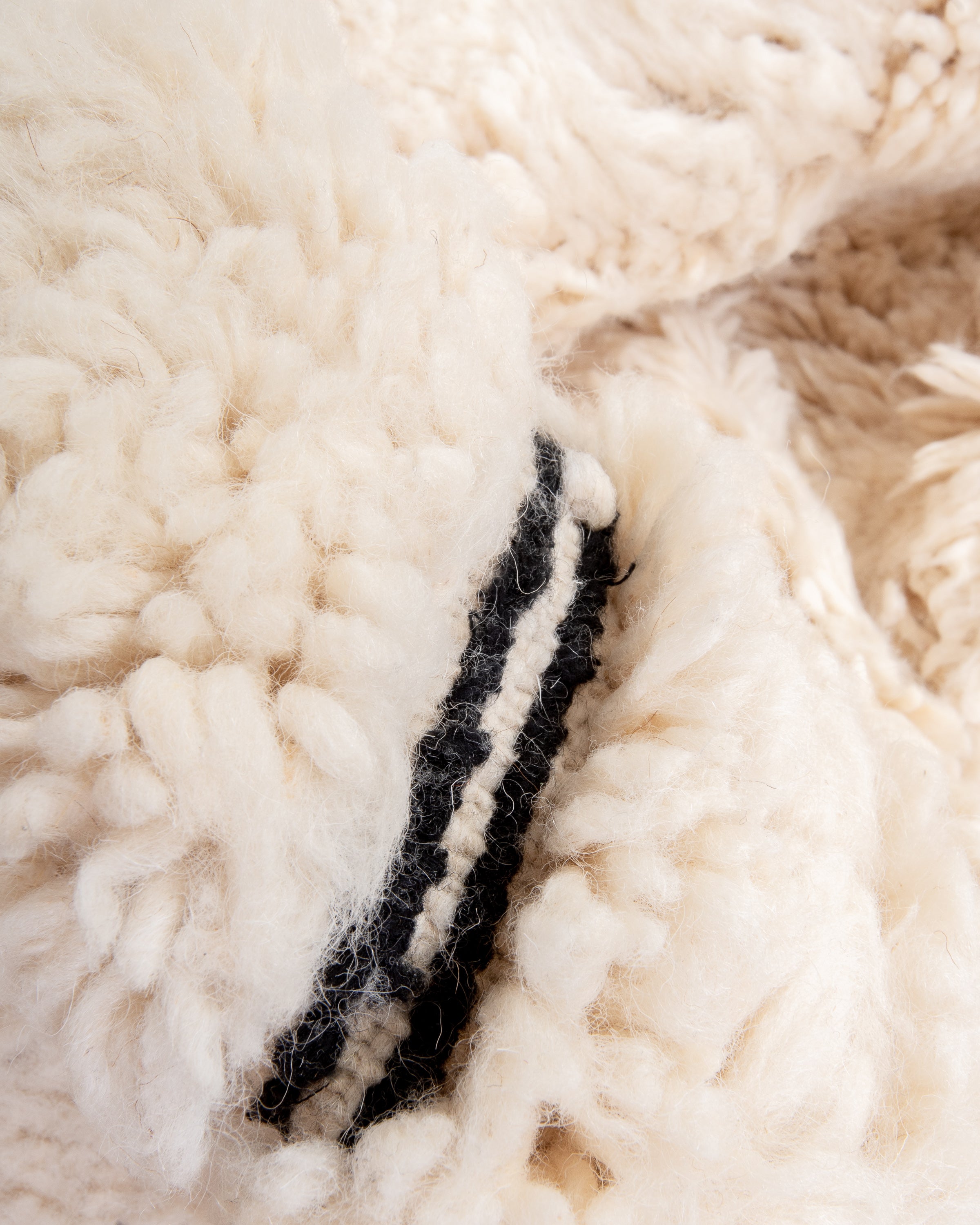 Modern designer handcrafted Berber rug from morocco Beniourain with beautiful colors and patterns