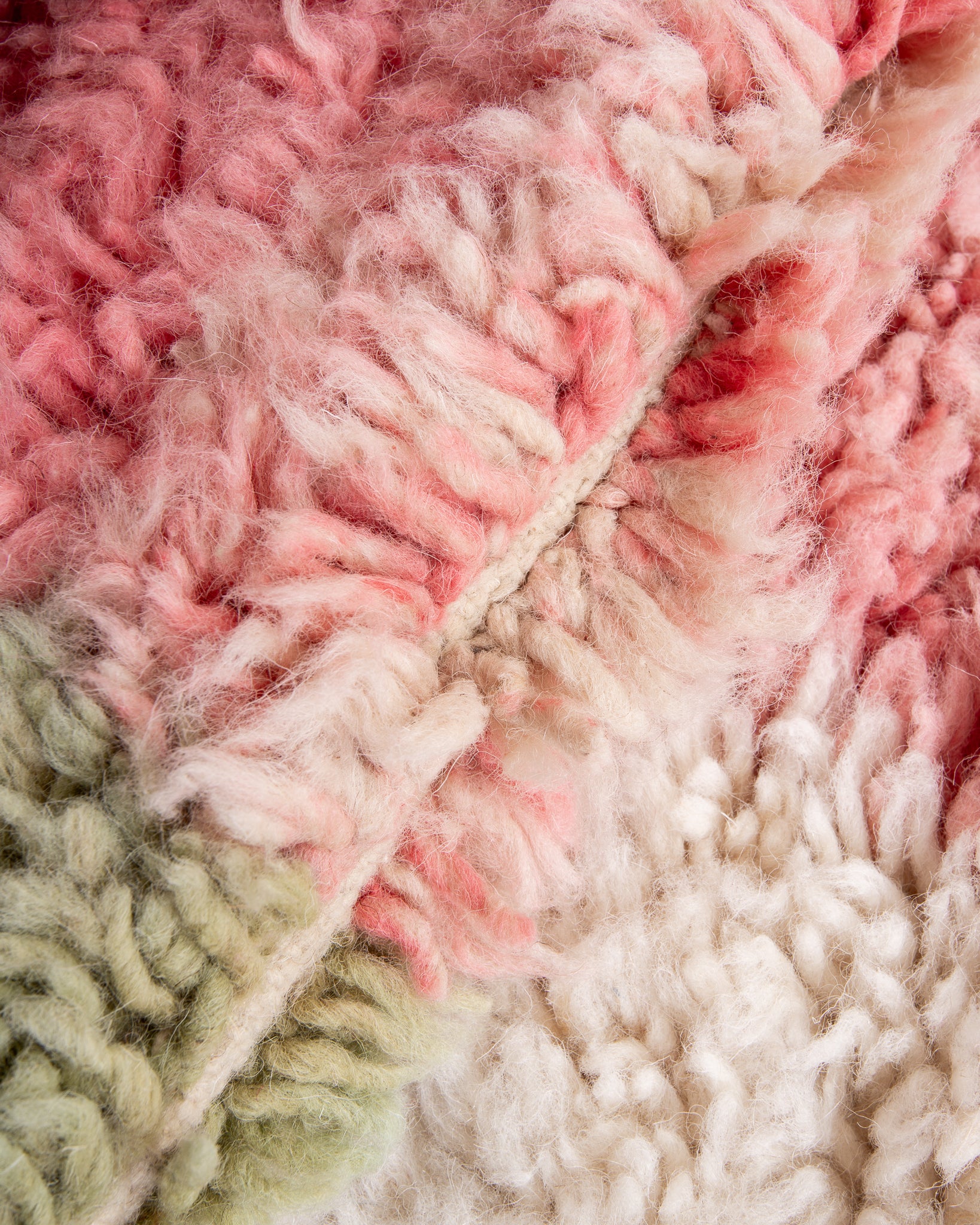 Modern designer handcrafted Berber rug from morocco Beniourain with beautiful colors and patterns