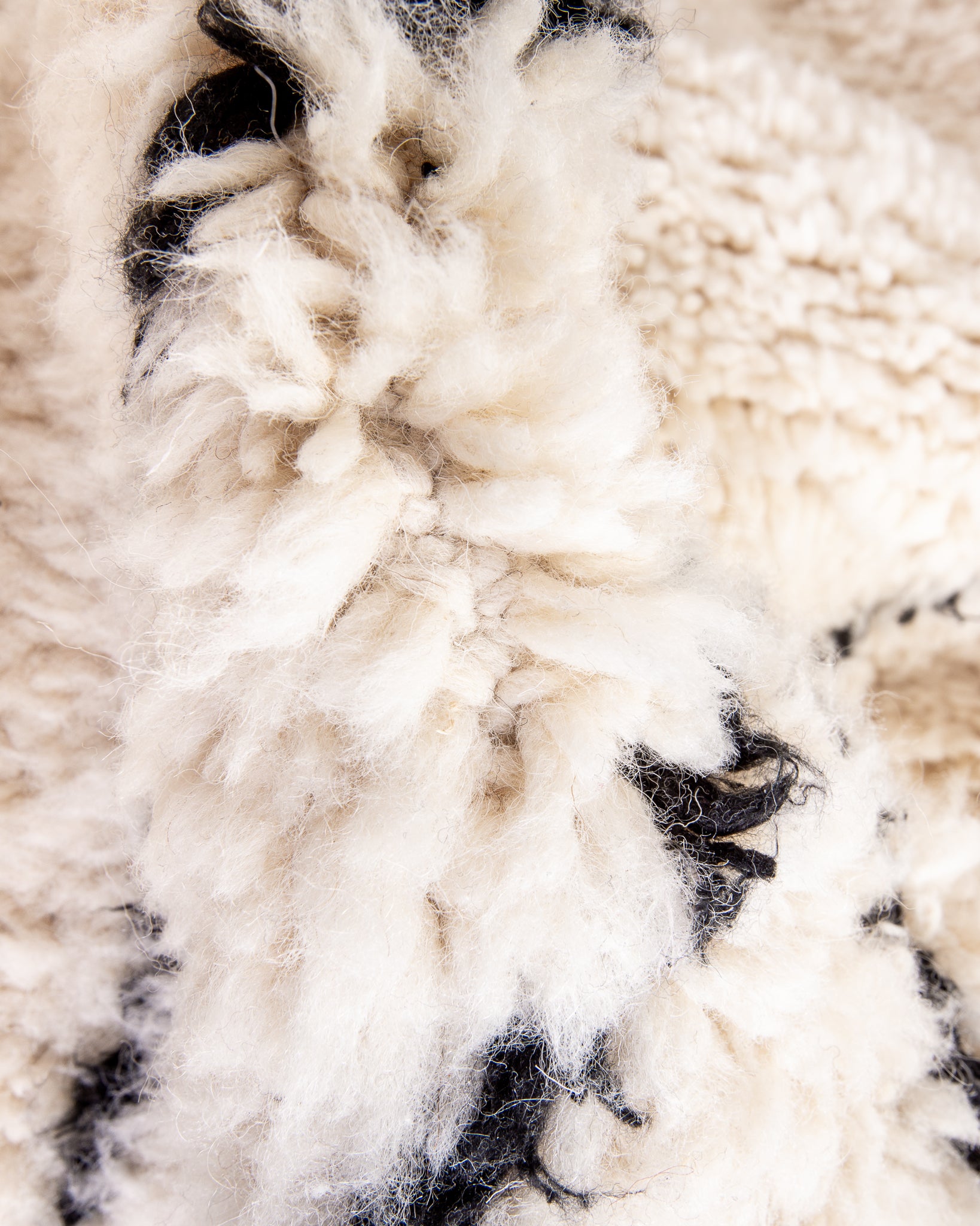 Modern designer handcrafted Berber rug from morocco Beniourain with beautiful colors and patterns