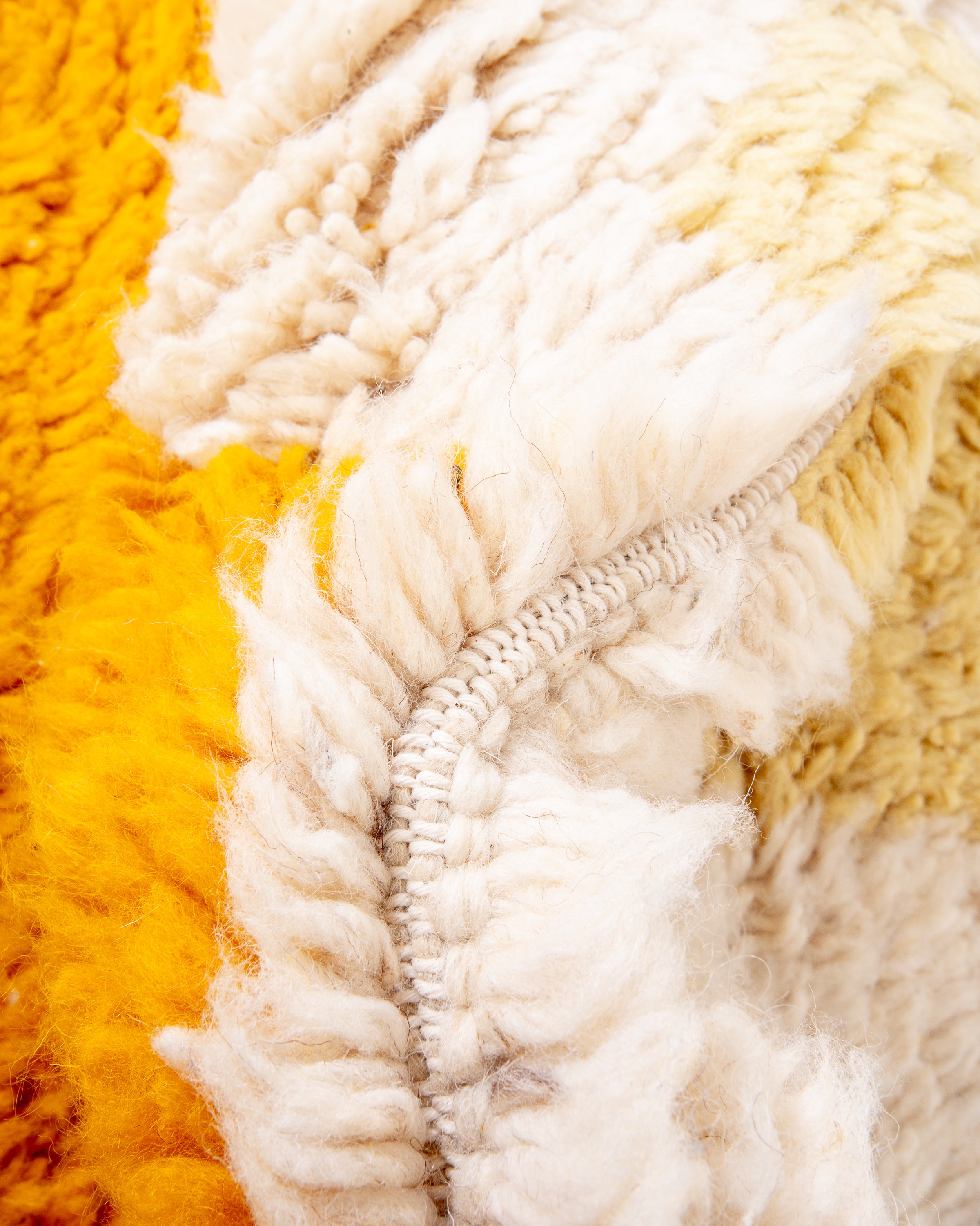 Modern designer handcrafted Berber rug from morocco Beniourain with beautiful colors and patterns