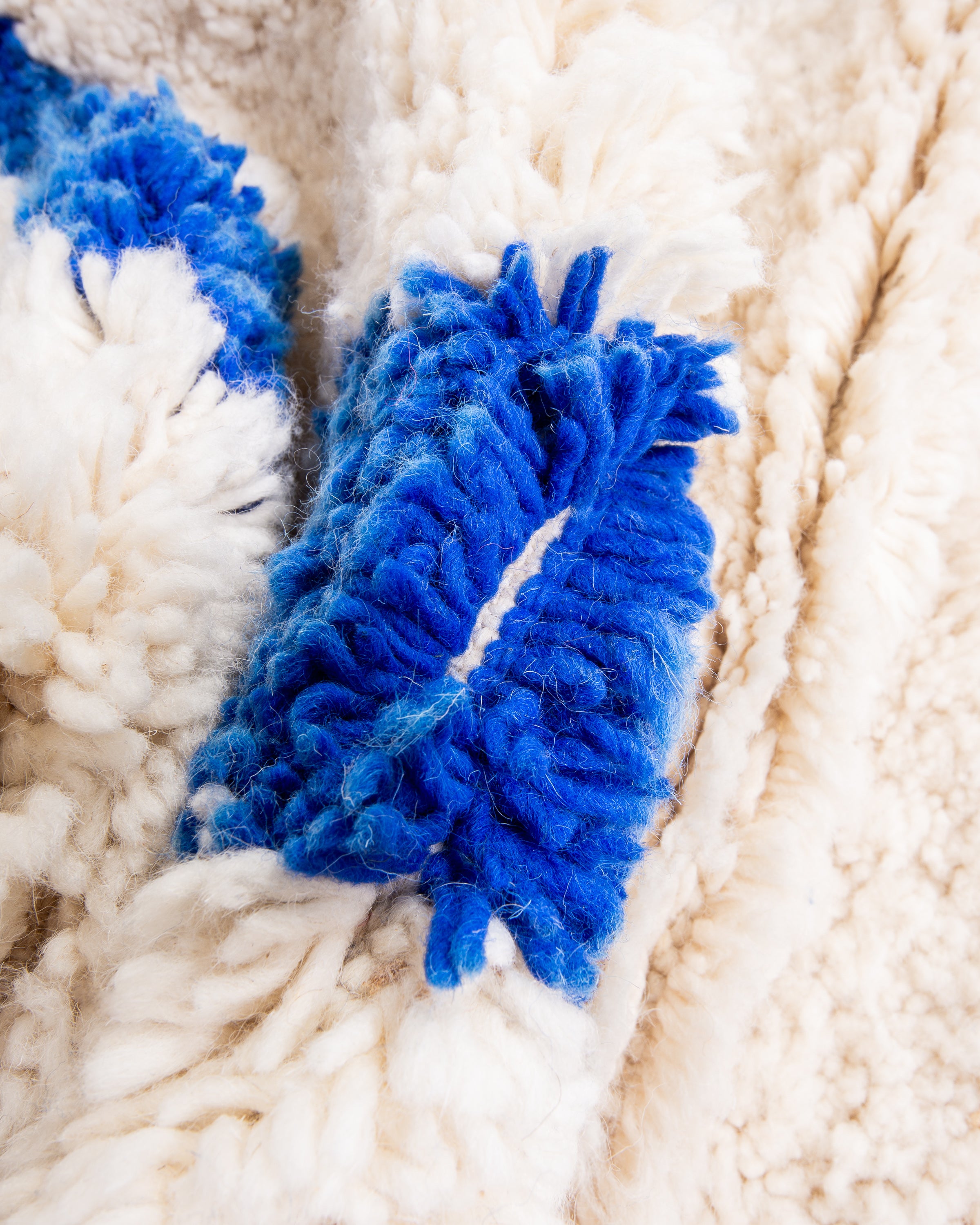 Modern designer handcrafted Berber rug from morocco Beniourain with beautiful colors and patterns