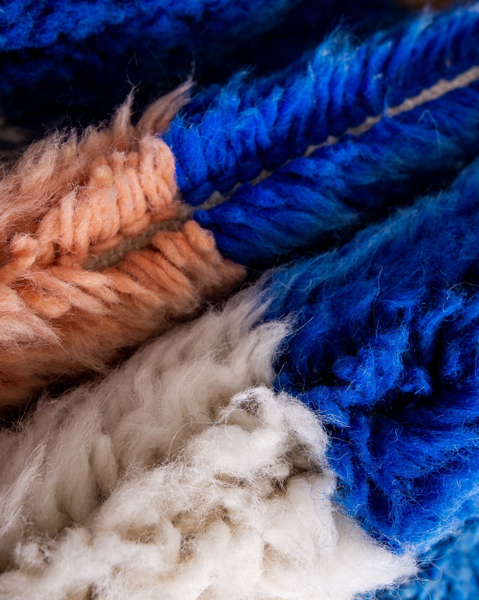 Modern designer handcrafted Berber rug from morocco Beniourain with beautiful colors and patterns