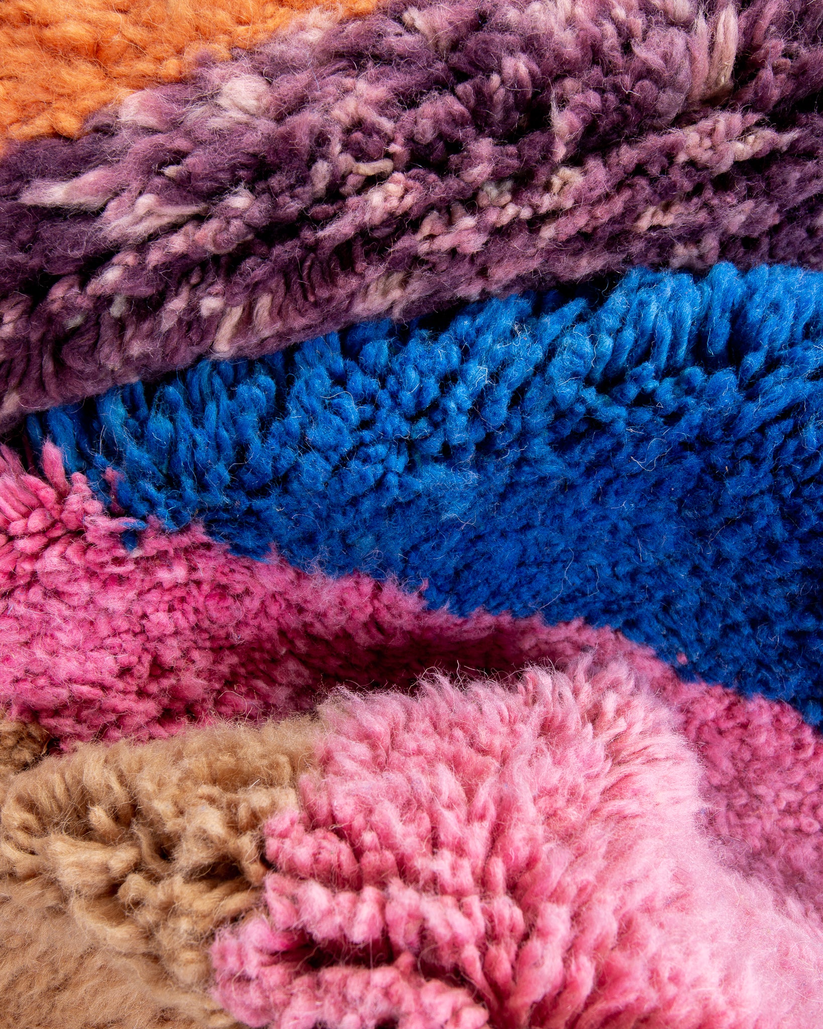 Modern designer handcrafted Berber rug from morocco Beniourain with beautiful colors and patterns