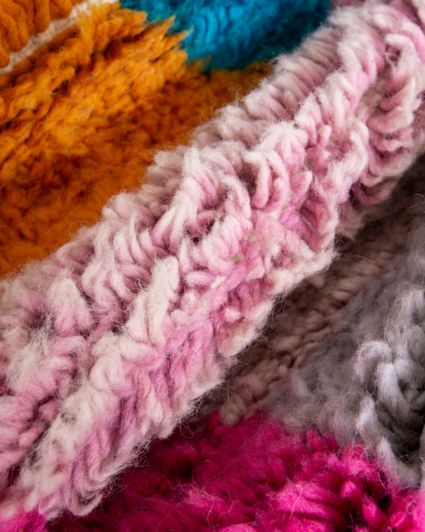 Modern designer handcrafted Berber rug from morocco Beniourain with beautiful colors and patterns