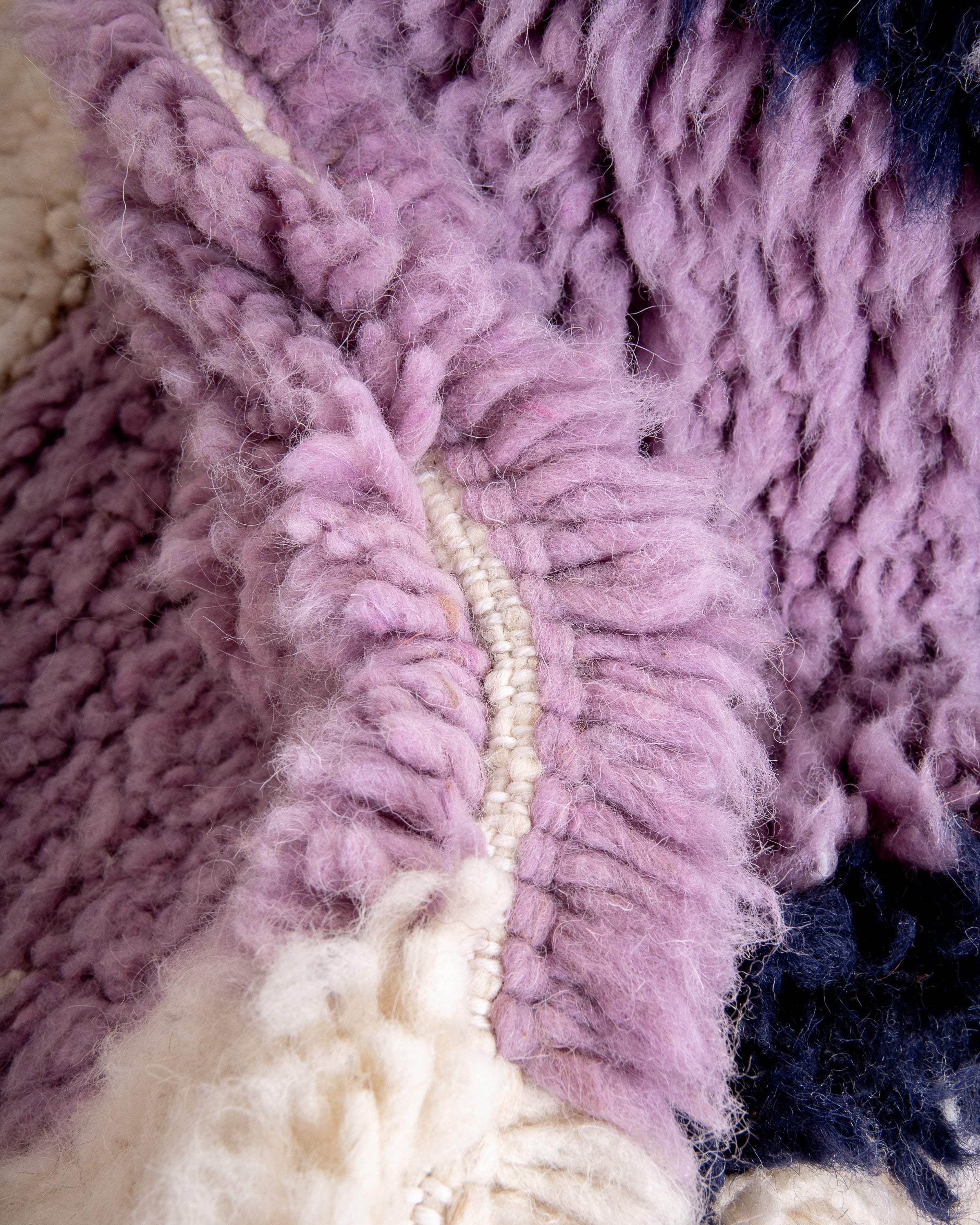 Modern designer handcrafted Berber rug from morocco Beniourain with beautiful colors and patterns