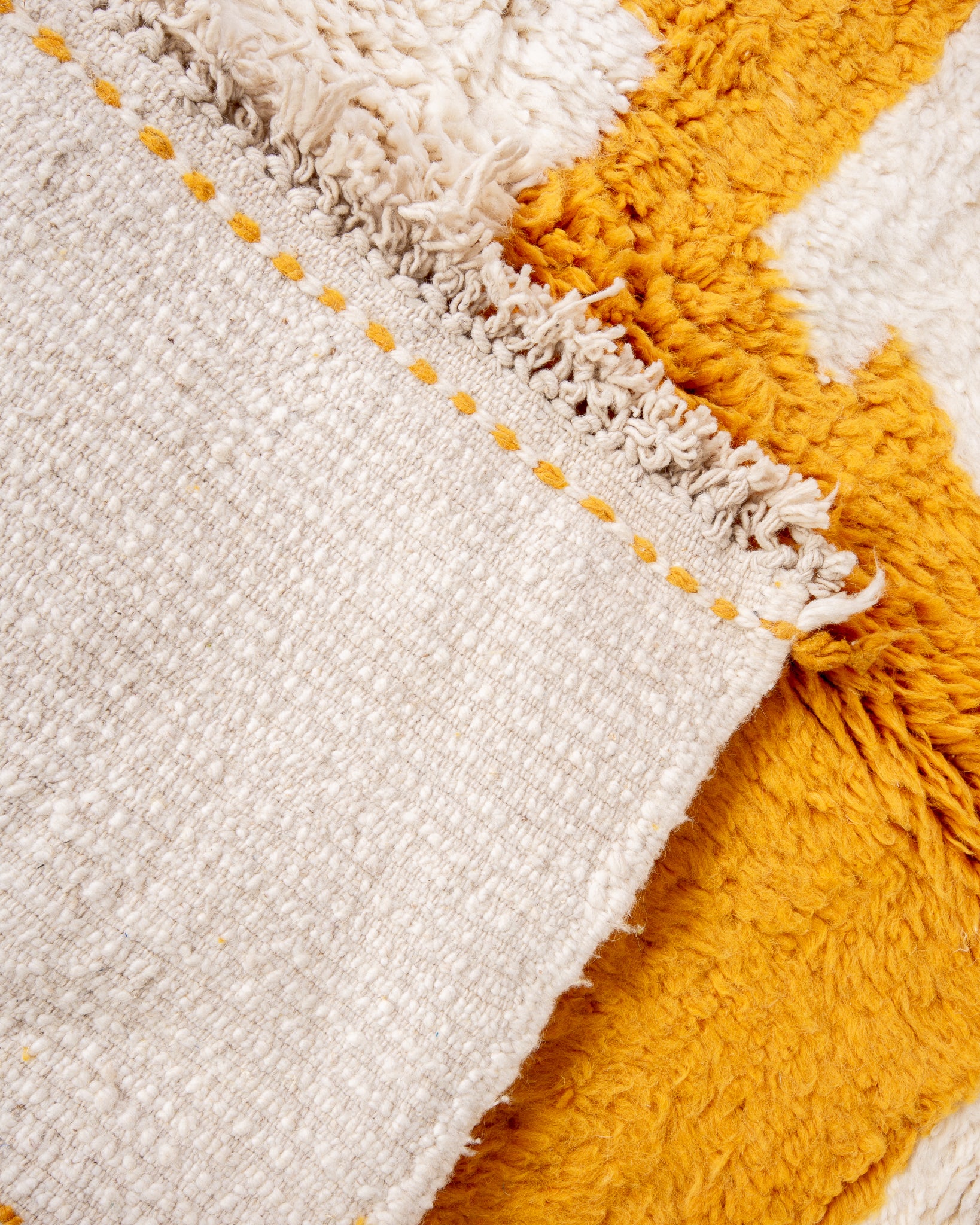 Modern designer handcrafted Berber rug from morocco Beniourain with beautiful colors and patterns