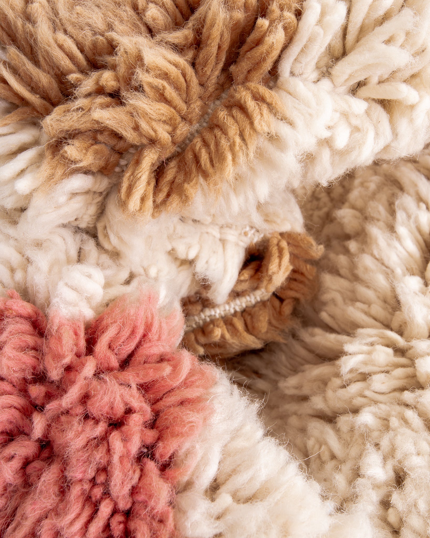 Modern designer handcrafted Berber rug from morocco Beniourain with beautiful colors and patterns