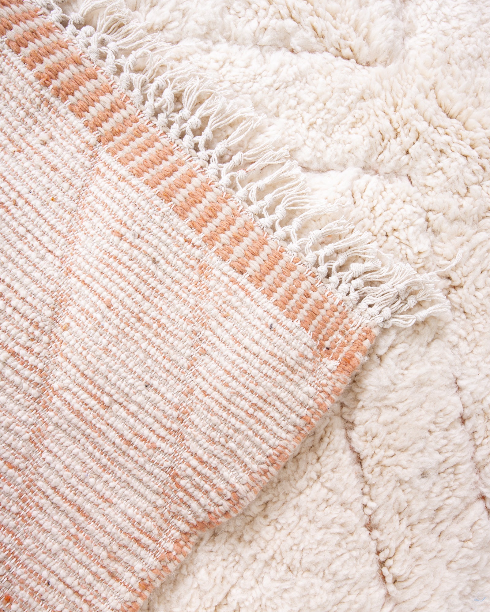 Modern designer handcrafted Berber rug from morocco Beniourain with beautiful colors and patterns