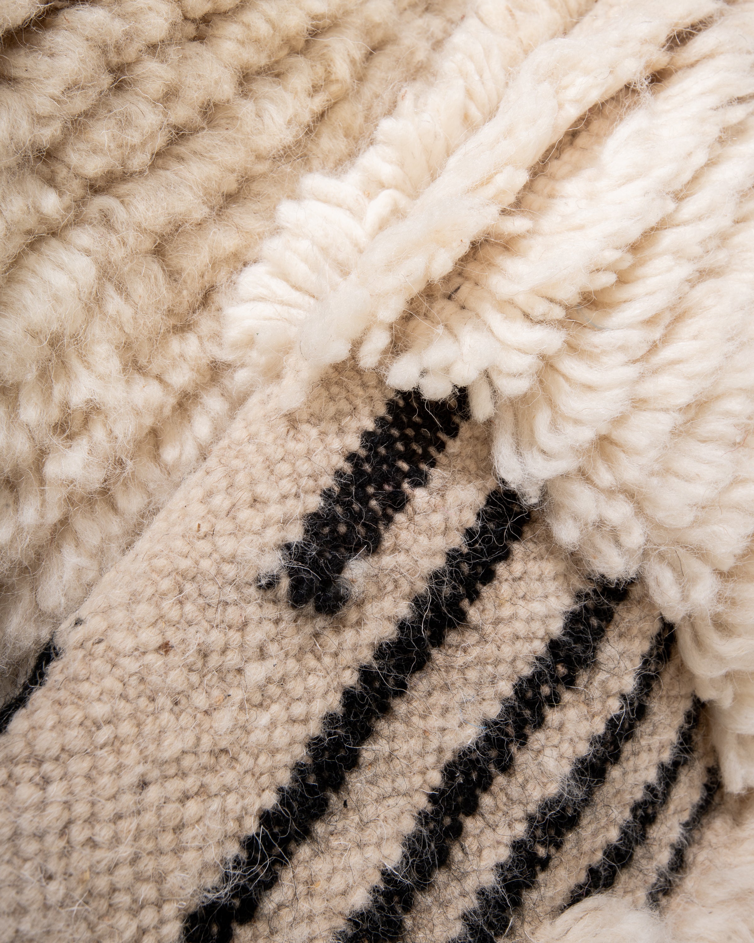 Modern designer handcrafted Berber rug from morocco Beniourain with beautiful colors and patterns