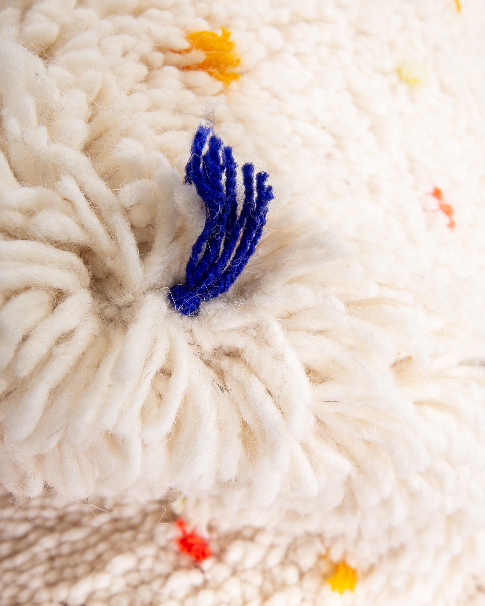 Modern designer handcrafted Berber rug from morocco Beniourain with beautiful colors and patterns