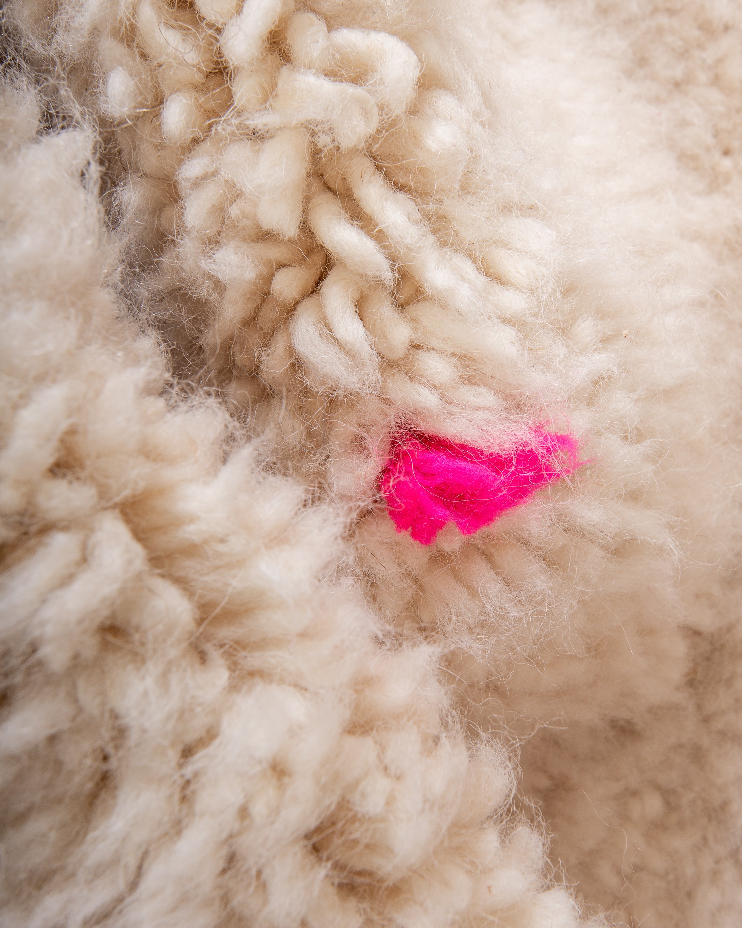 Modern designer handcrafted Berber rug from morocco Beniourain with beautiful colors and patterns