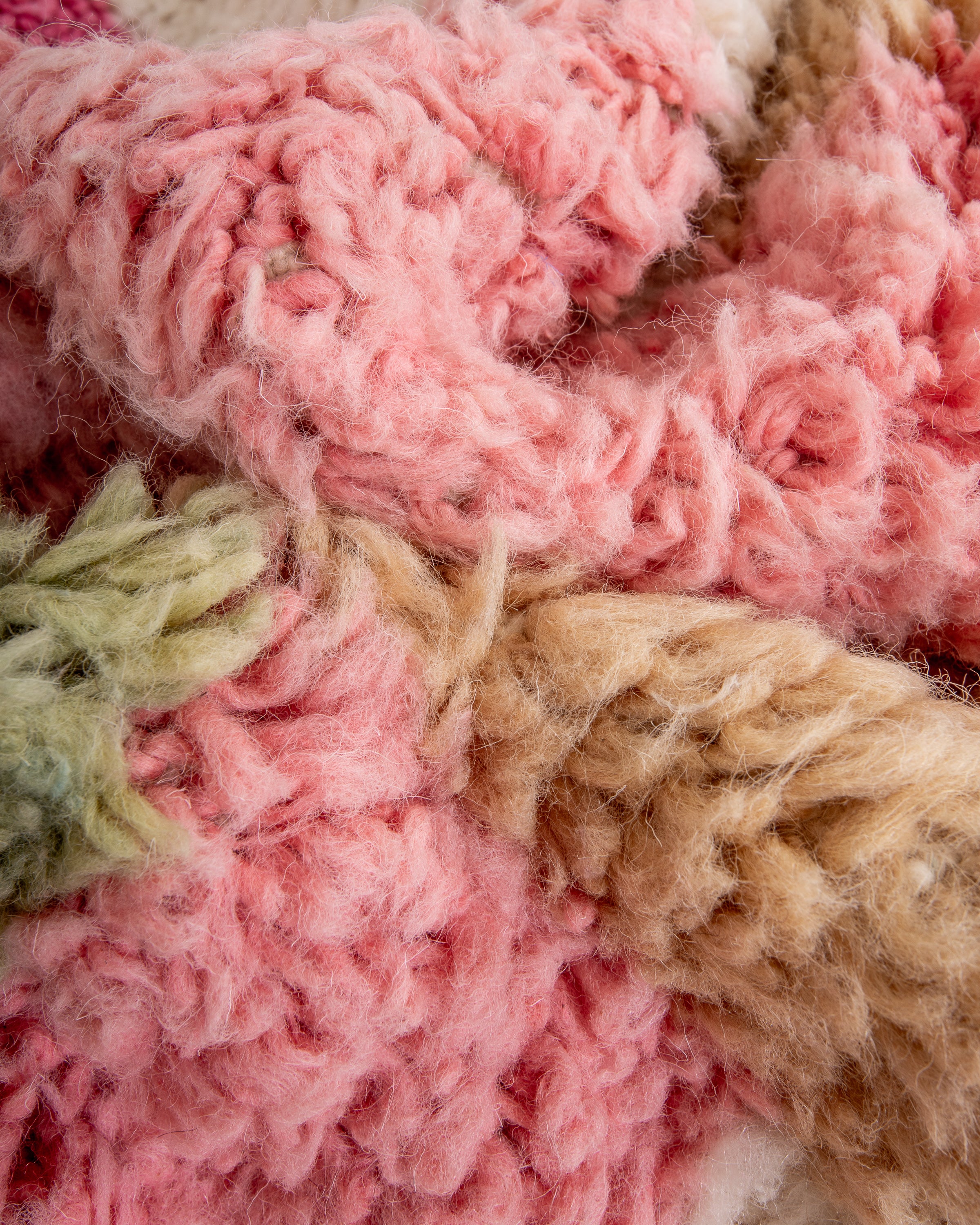 Modern designer handcrafted Berber rug from morocco Beniourain with beautiful colors and patterns