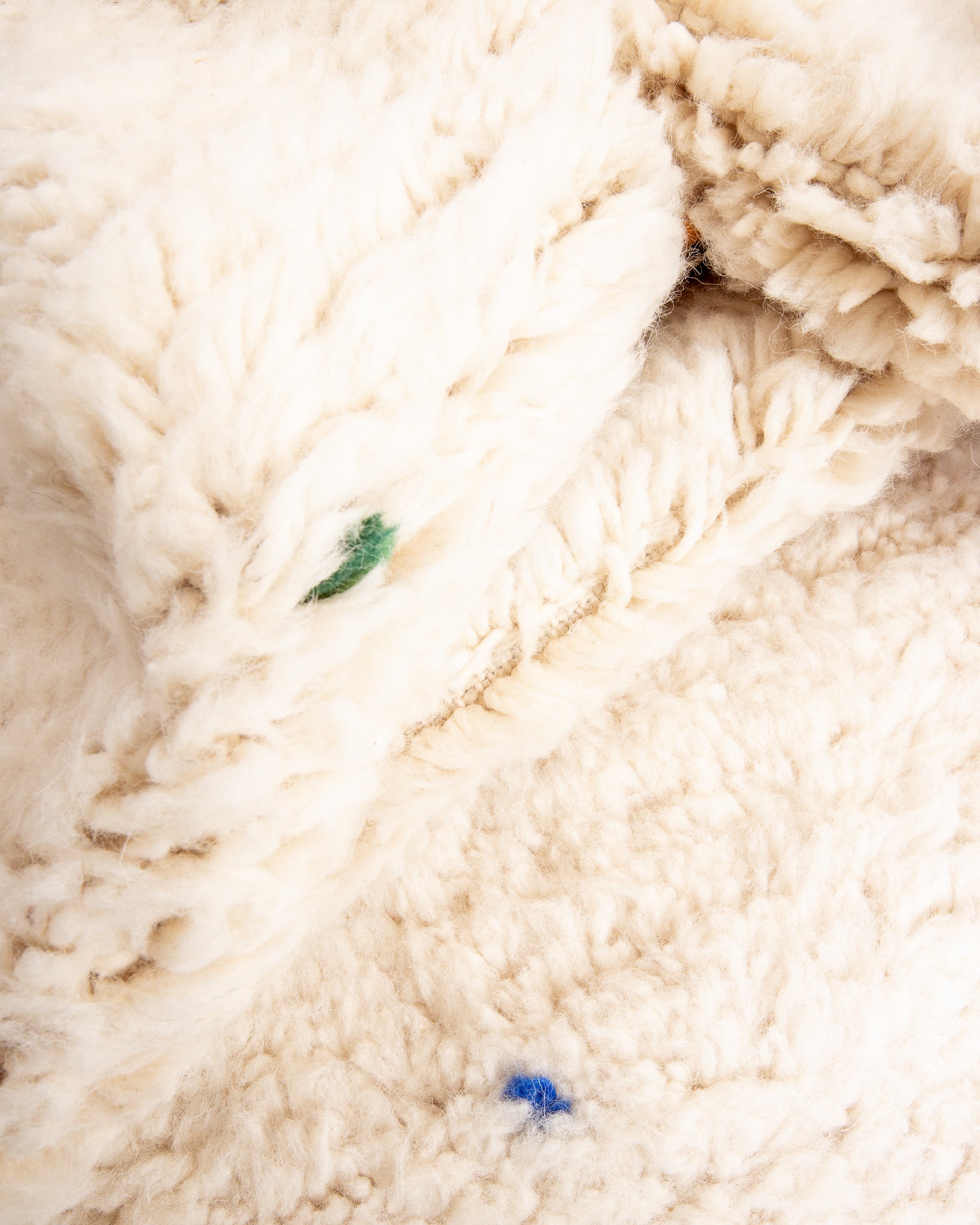 Modern designer handcrafted Berber rug from morocco Beniourain with beautiful colors and patterns