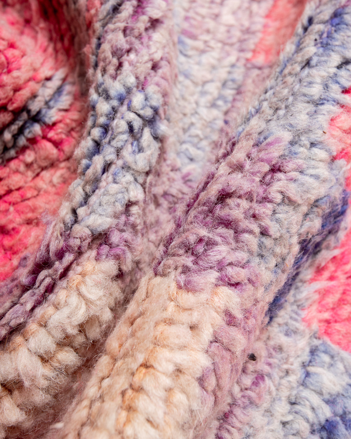 Modern designer handcrafted Berber rug from Morocco. Boujed with beautiful colours and patterns.