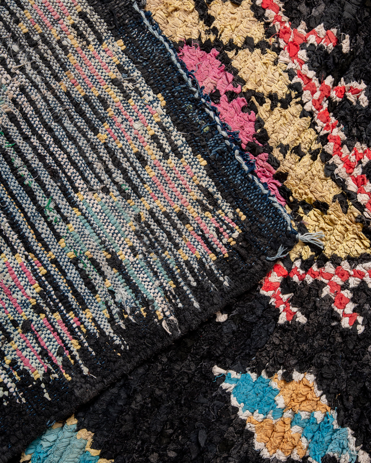 Boucherouite Runner Rug "Tirma"