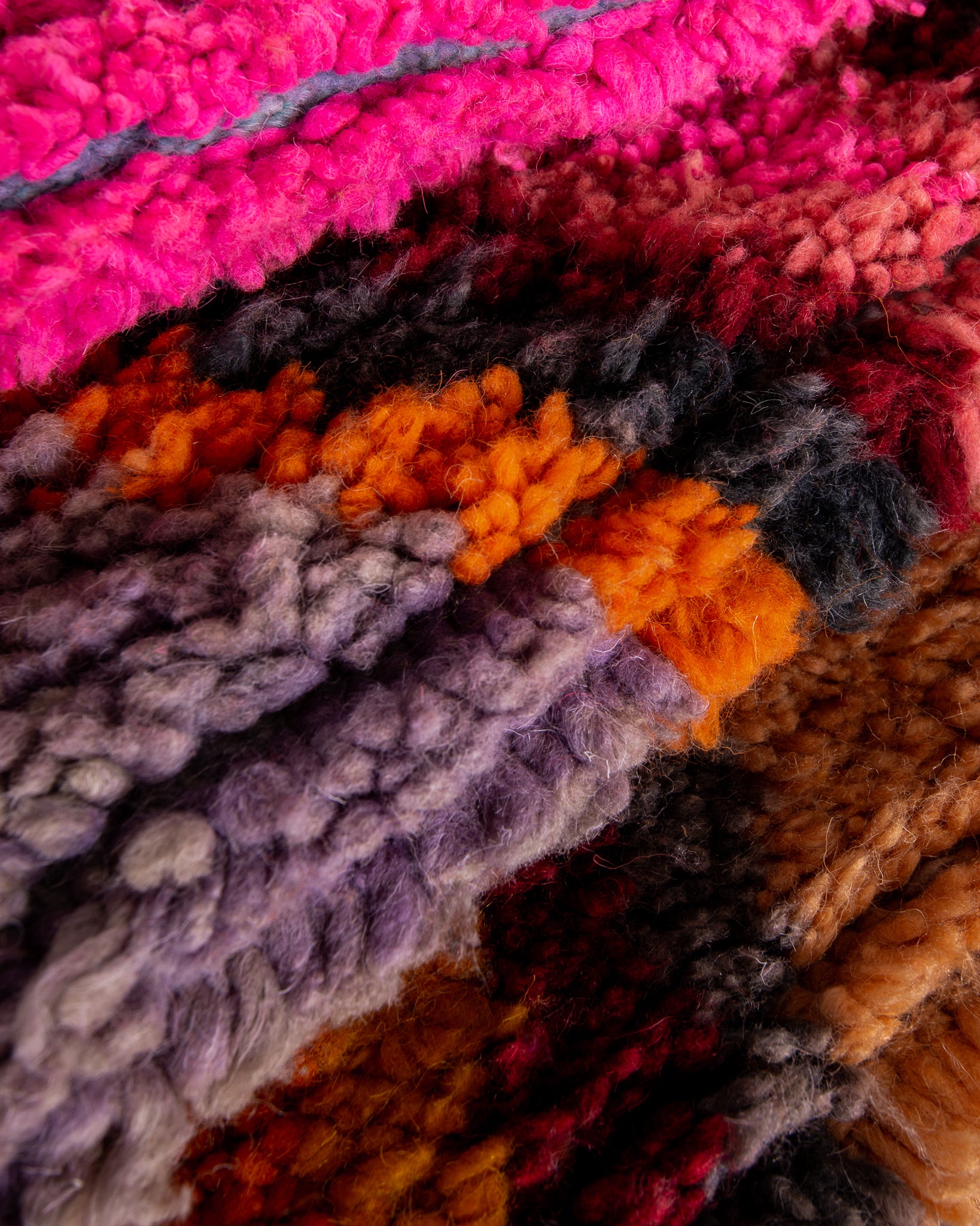 Modern designer handcrafted Berber rug from morocco Boujed with beautiful colors and patterns