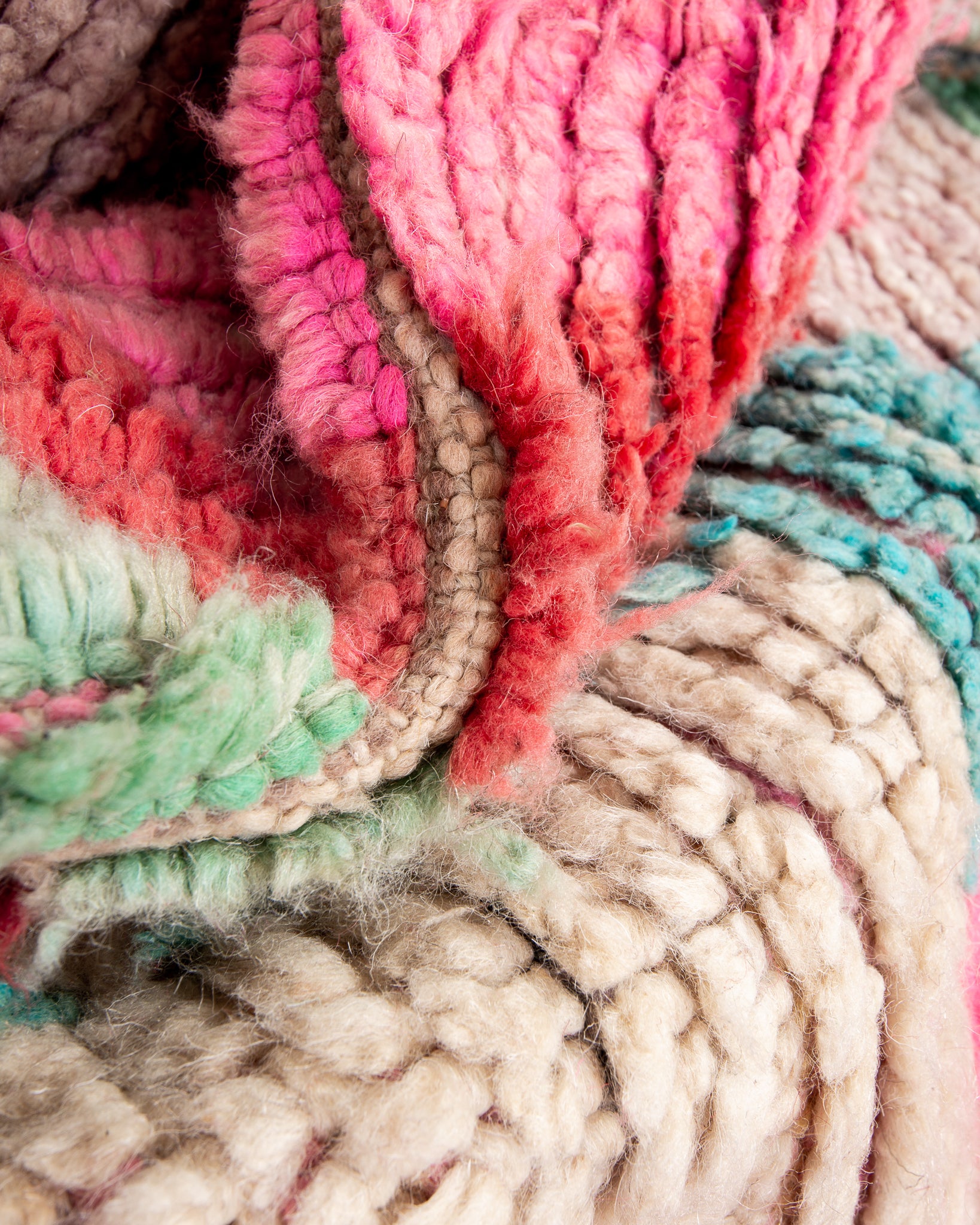 Modern designer handcrafted Berber rug from morocco Boujed with beautiful colors and patterns