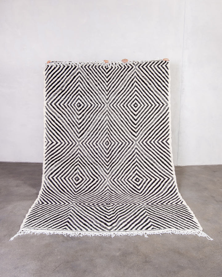 Modern designer handcrafted Berber rug from morocco Kelim with beautiful colors and patterns