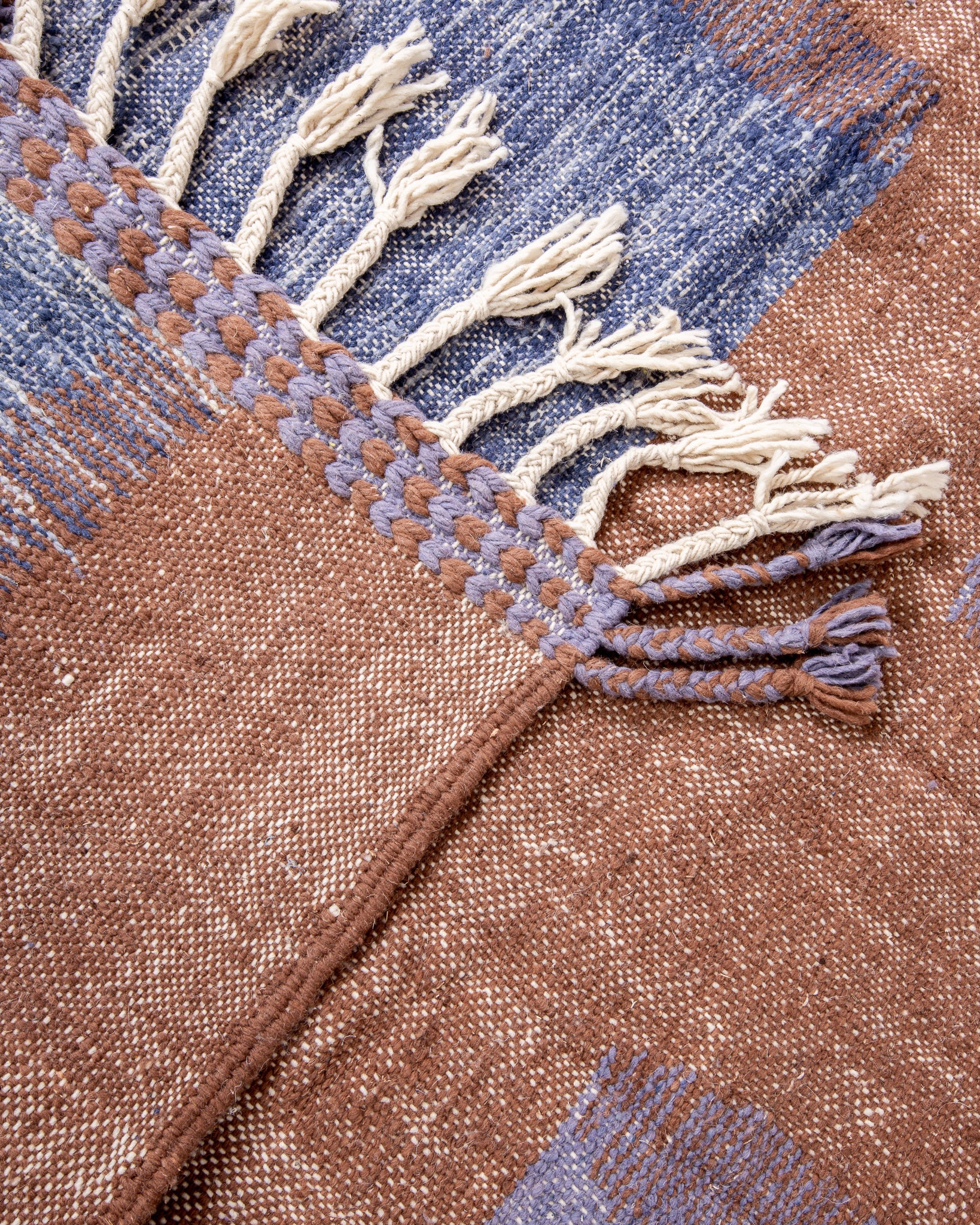 Modern designer handcrafted Berber rug from morocco Kelim with beautiful colors and patterns