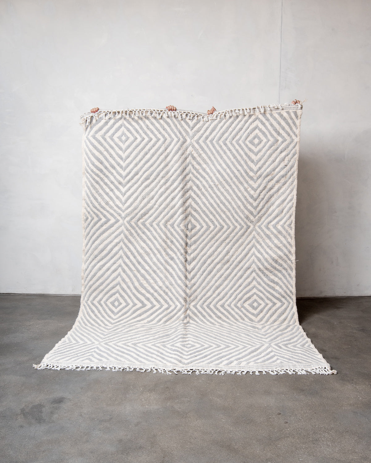 Modern, designer, handcrafted Berber rug from Morocco. Kelim carpet with beautiful designs and robust flat weave. 100% wool.