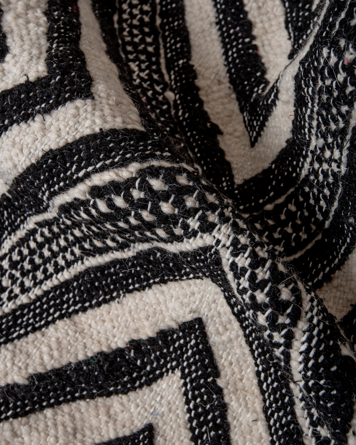 Modern, designer, handcrafted Berber rug from Morocco. Vintage Kelim carpet with beautiful designs and robust flat weave out of wool.