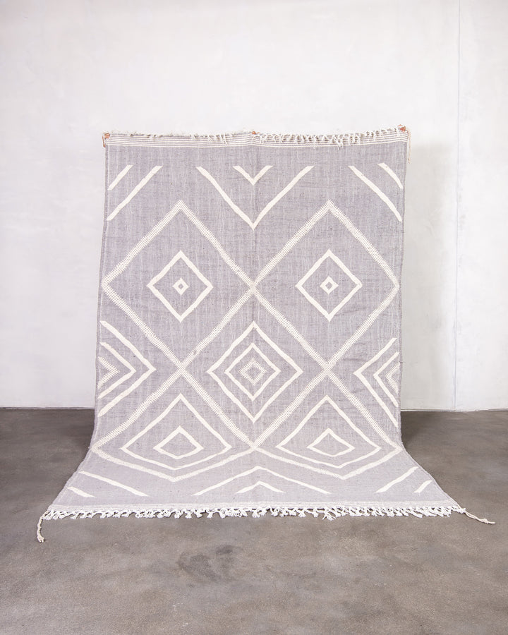 Modern designer handcrafted Berber rug from morocco Kelim with beautiful colors and patterns