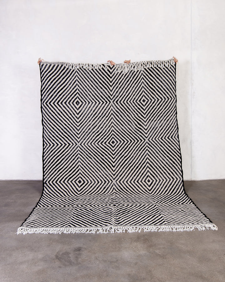 Modern designer handcrafted Berber rug from morocco Kelim with beautiful colors and patterns