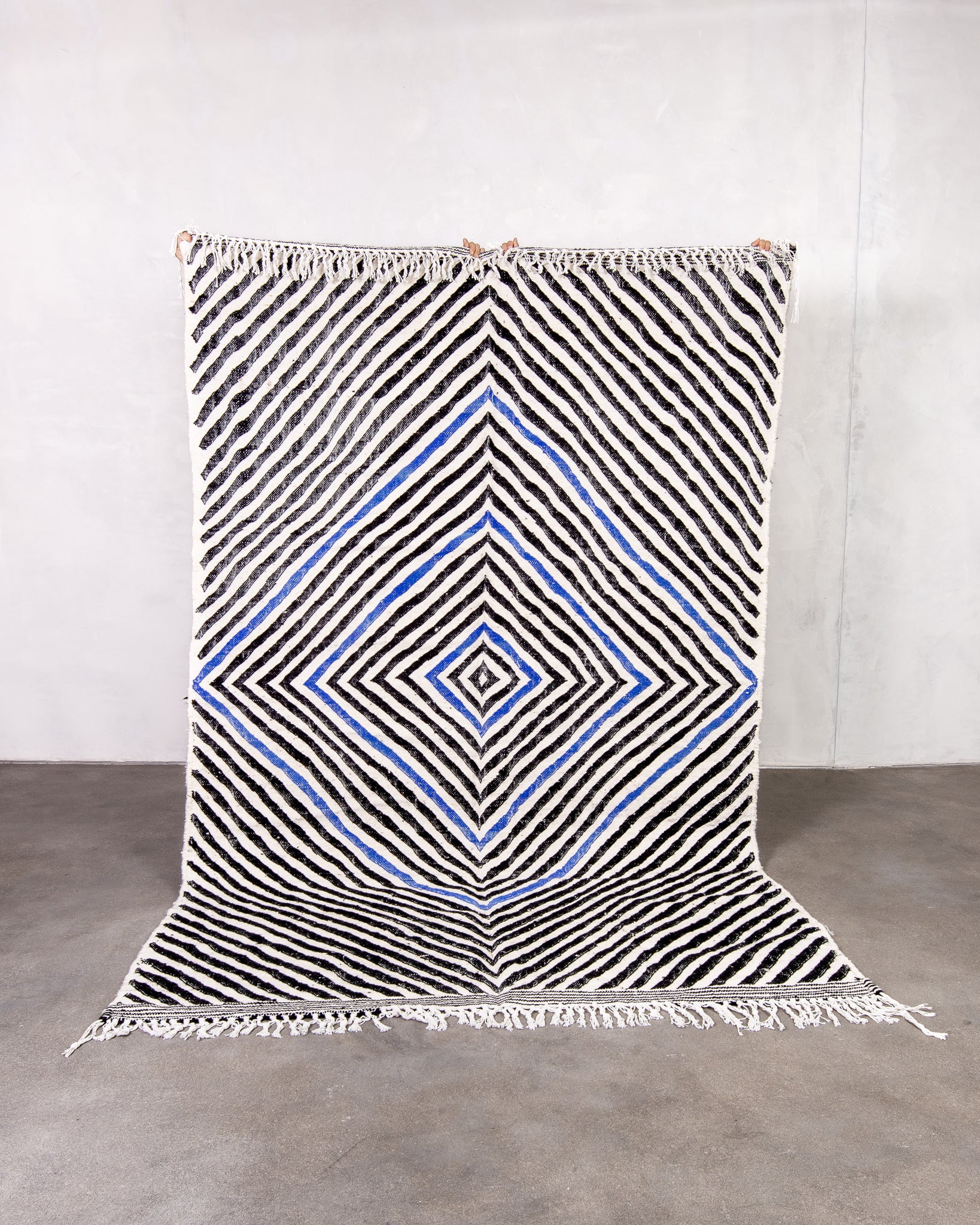 Modern designer handcrafted Berber rug from morocco Kelim with beautiful colors and patterns