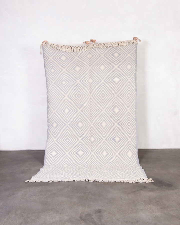 Modern designer handcrafted Berber rug from morocco Kelim with beautiful colors and patterns