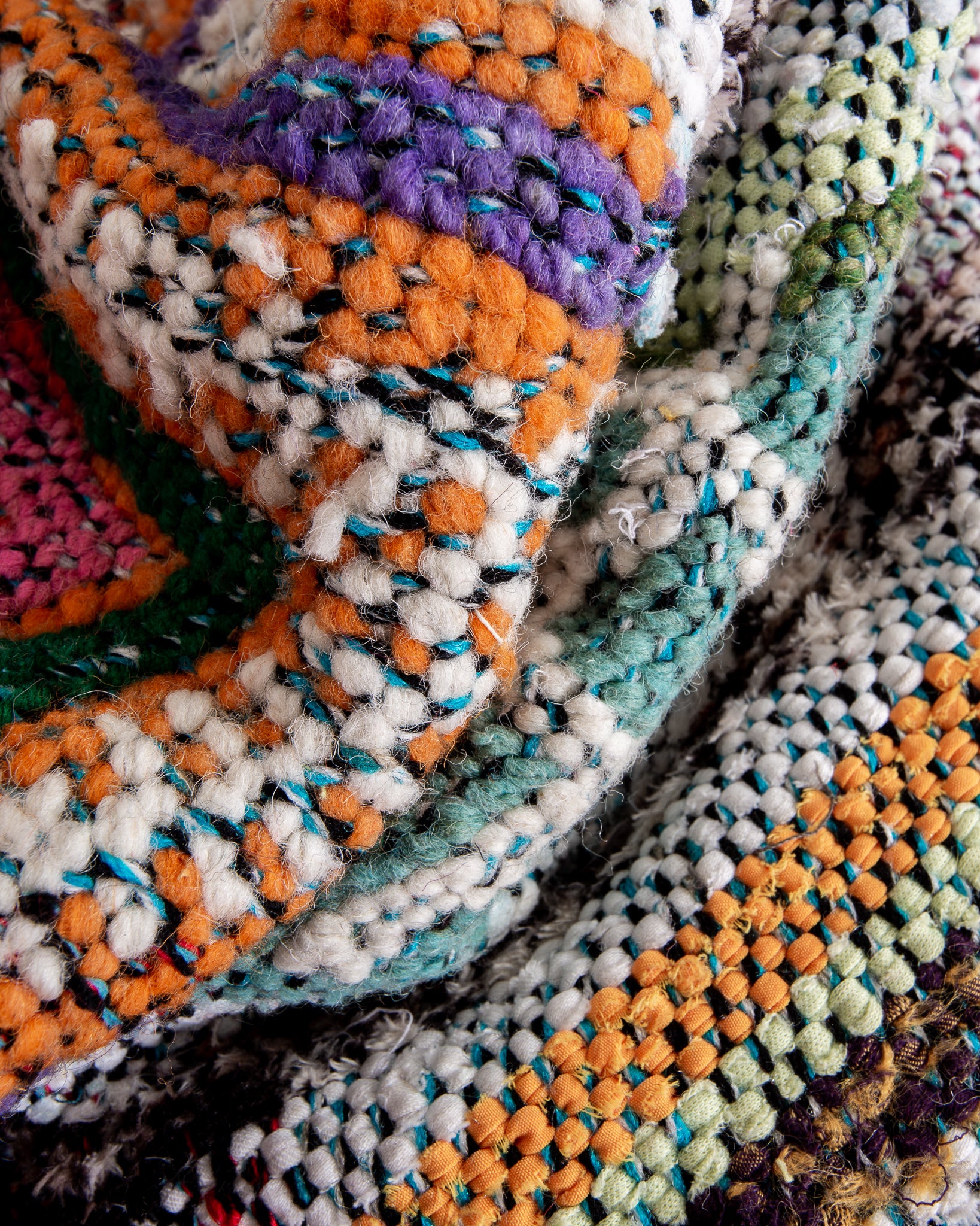 Modern designer handcrafted Berber rug from morocco Kelim with beautiful colors and patterns