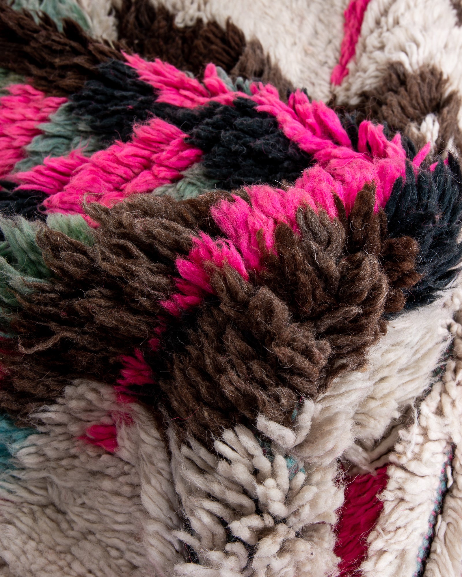 Modern designer handcrafted Berber rug from morocco Boujad with beautiful colors and patterns